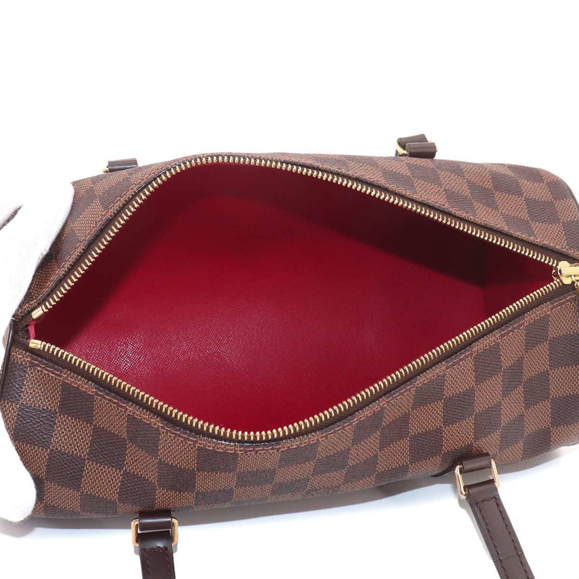 Louis Vuitton Brown Damier Canvas Ebene Damier Canvas Handbag Pouch (Pre-Owned)