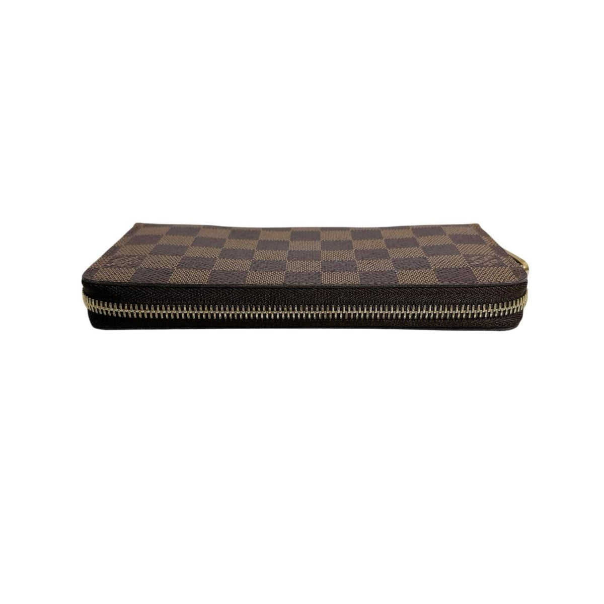 Louis Vuitton Brown Damier Canvas Ebene Or Damier Canvas Long Wallet (Bi-Fold) (Pre-Owned)