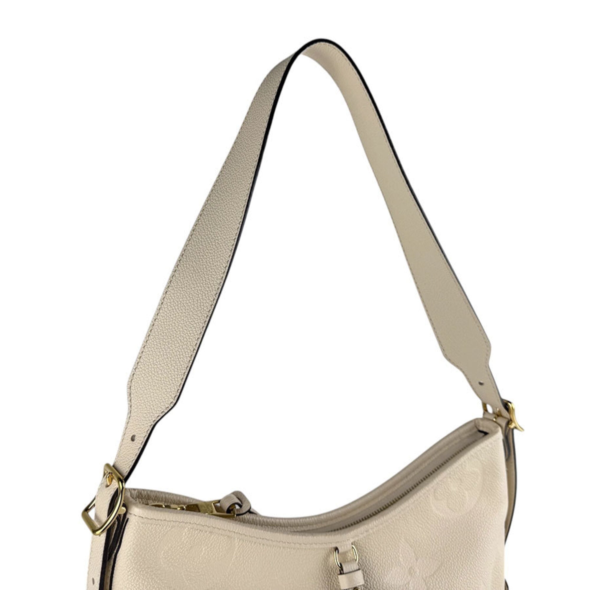 Louis Vuitton Beige Cream Monogram Empreinte Shoulder Bag (Pre-Owned)