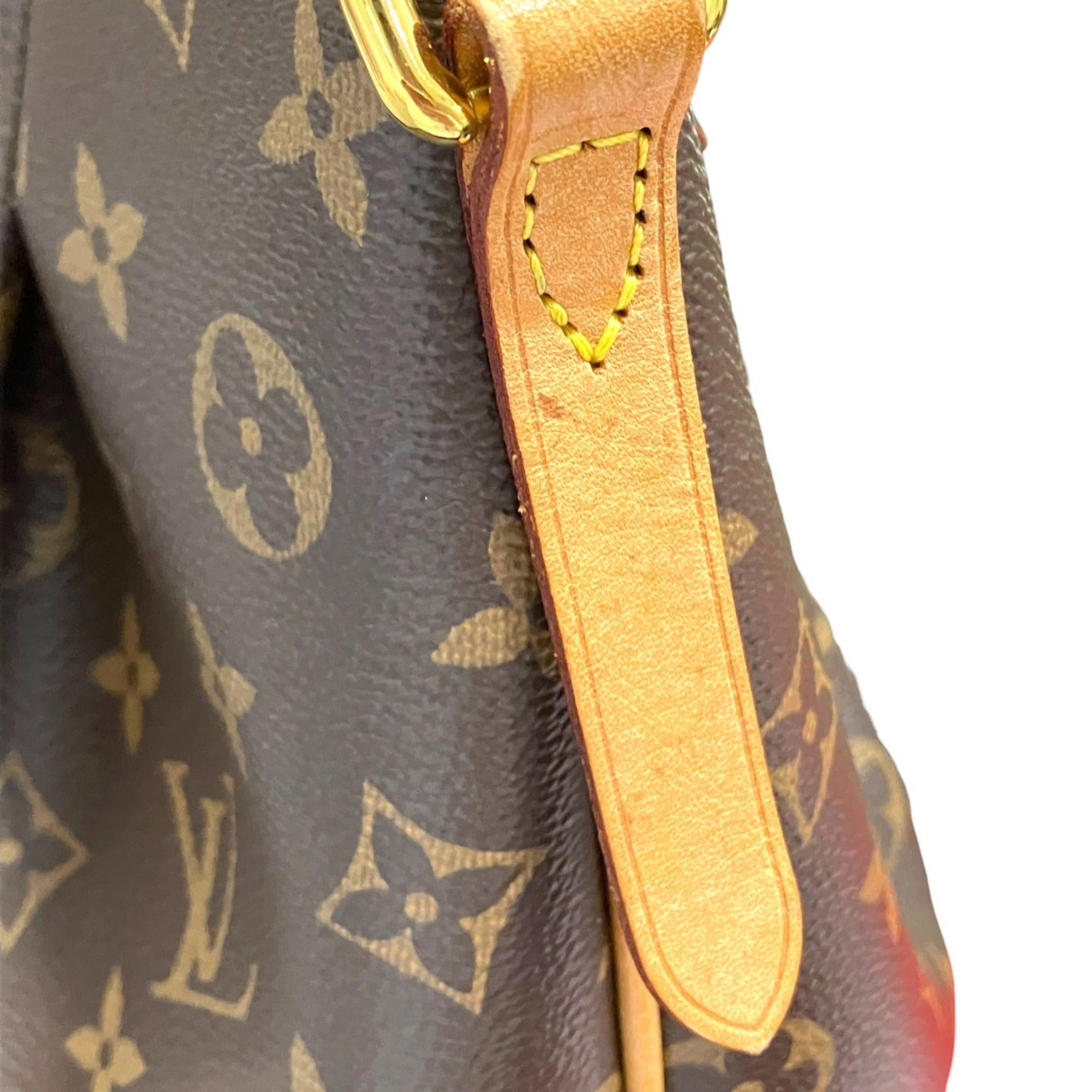 Louis Vuitton Brown Galle Monogram Monogram Handbag (Pre-Owned)