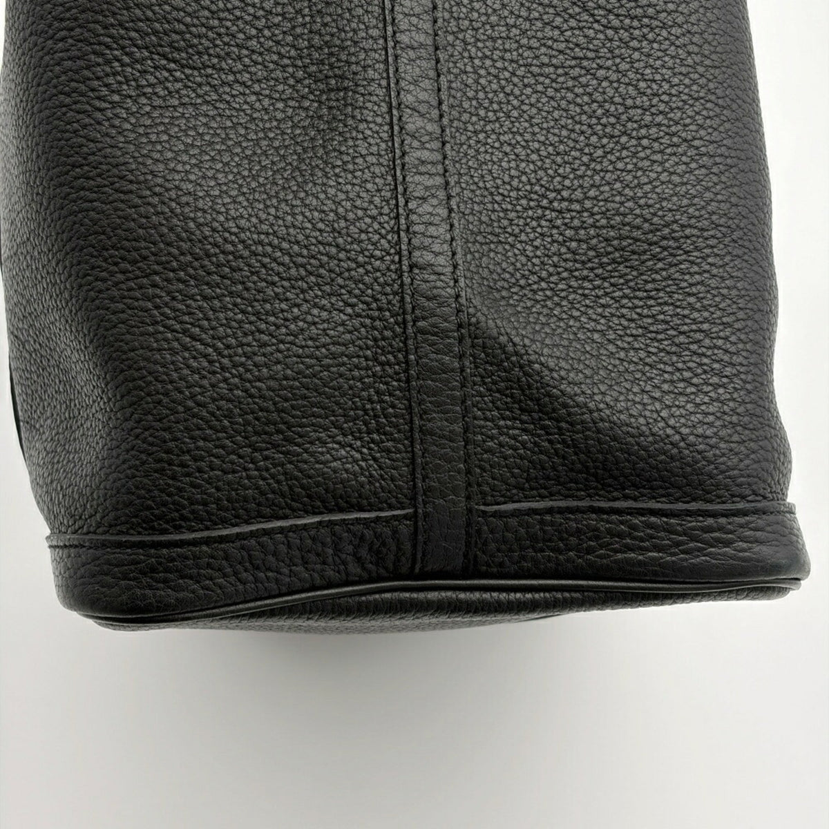 Hermes Garden Black Togo Leather Tote Bag (Pre-Owned)