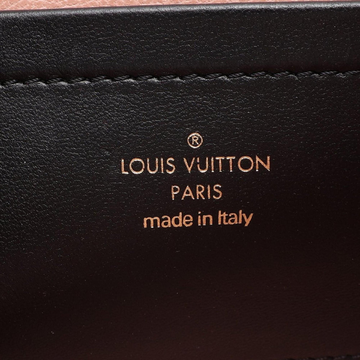 Louis Vuitton Black Noir Monogram Leather Handbag Shoulder Bag (Pre-Owned)