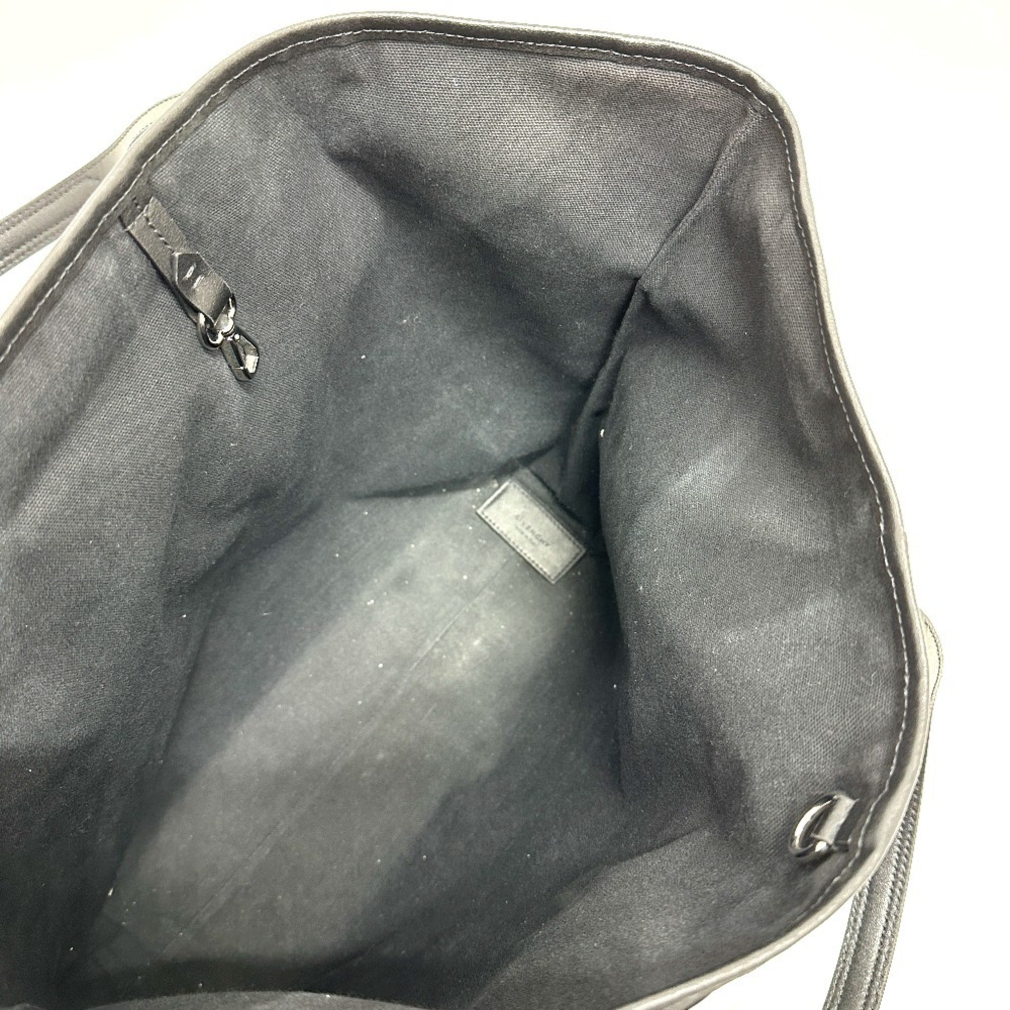 Givenchy Black Yellow Leather Nylon Shoulder Bag Tote Bag (Pre-Owned)