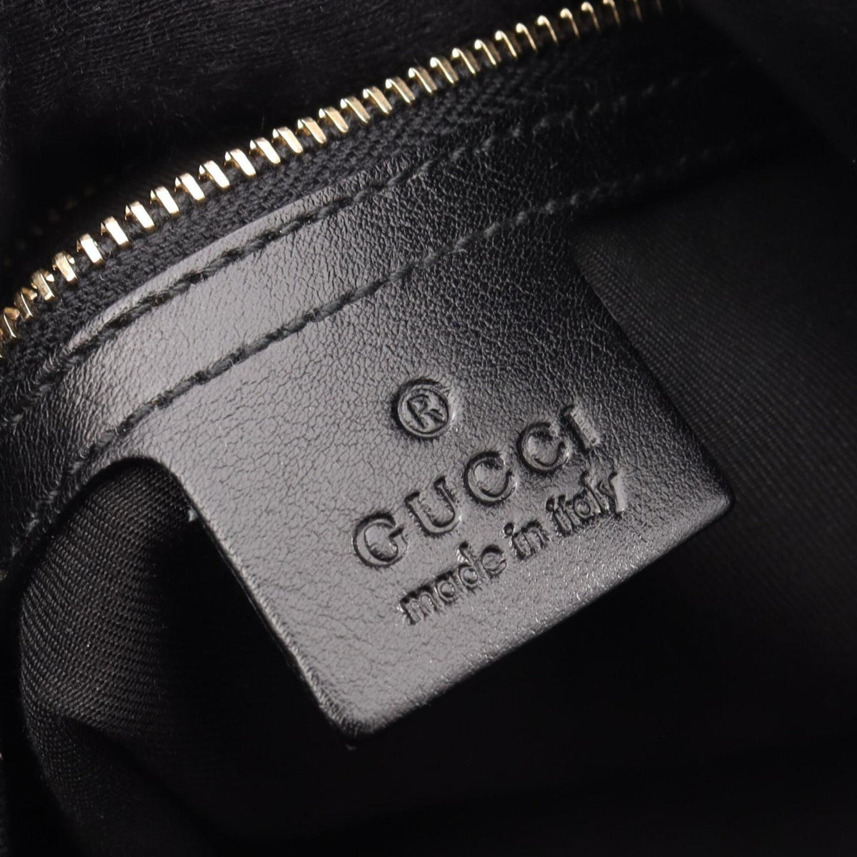 Gucci Black Canvas Leather Handbag (Pre-Owned)