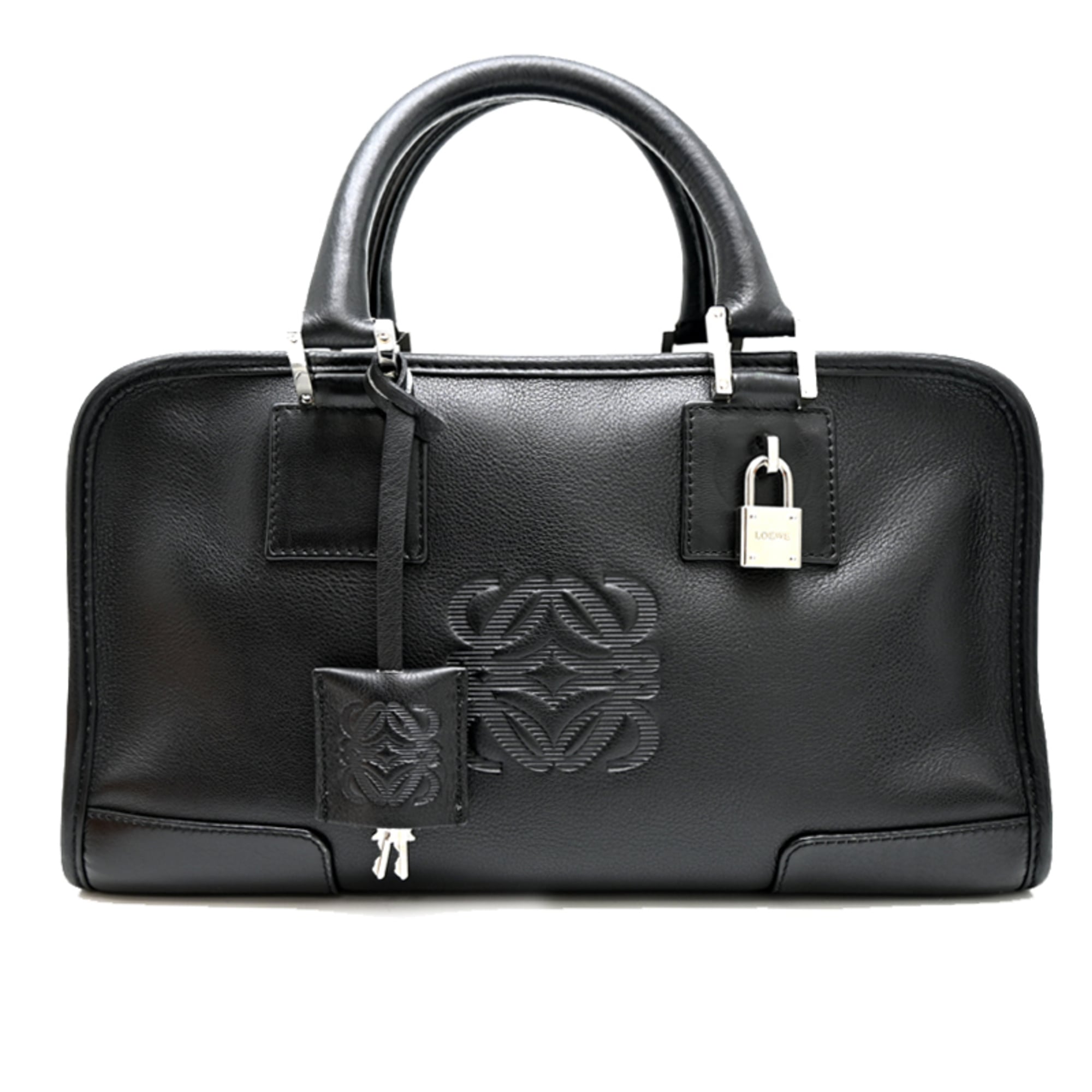 Loewe Black Leather Handbag (Pre-Owned)
