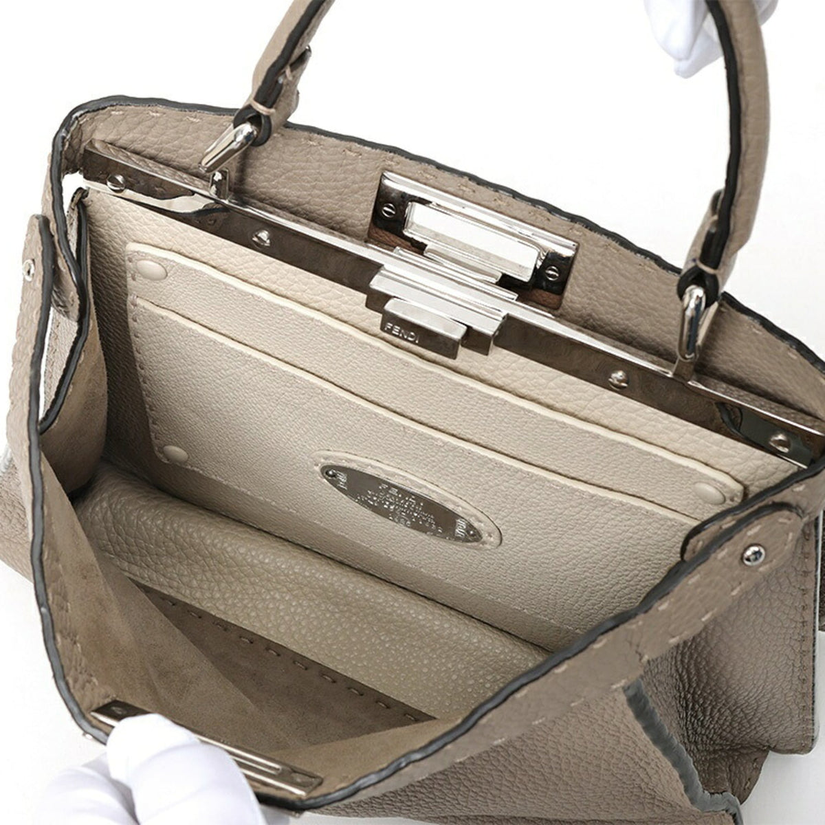 Fendi Grayish Leather (Pre-Owned)
