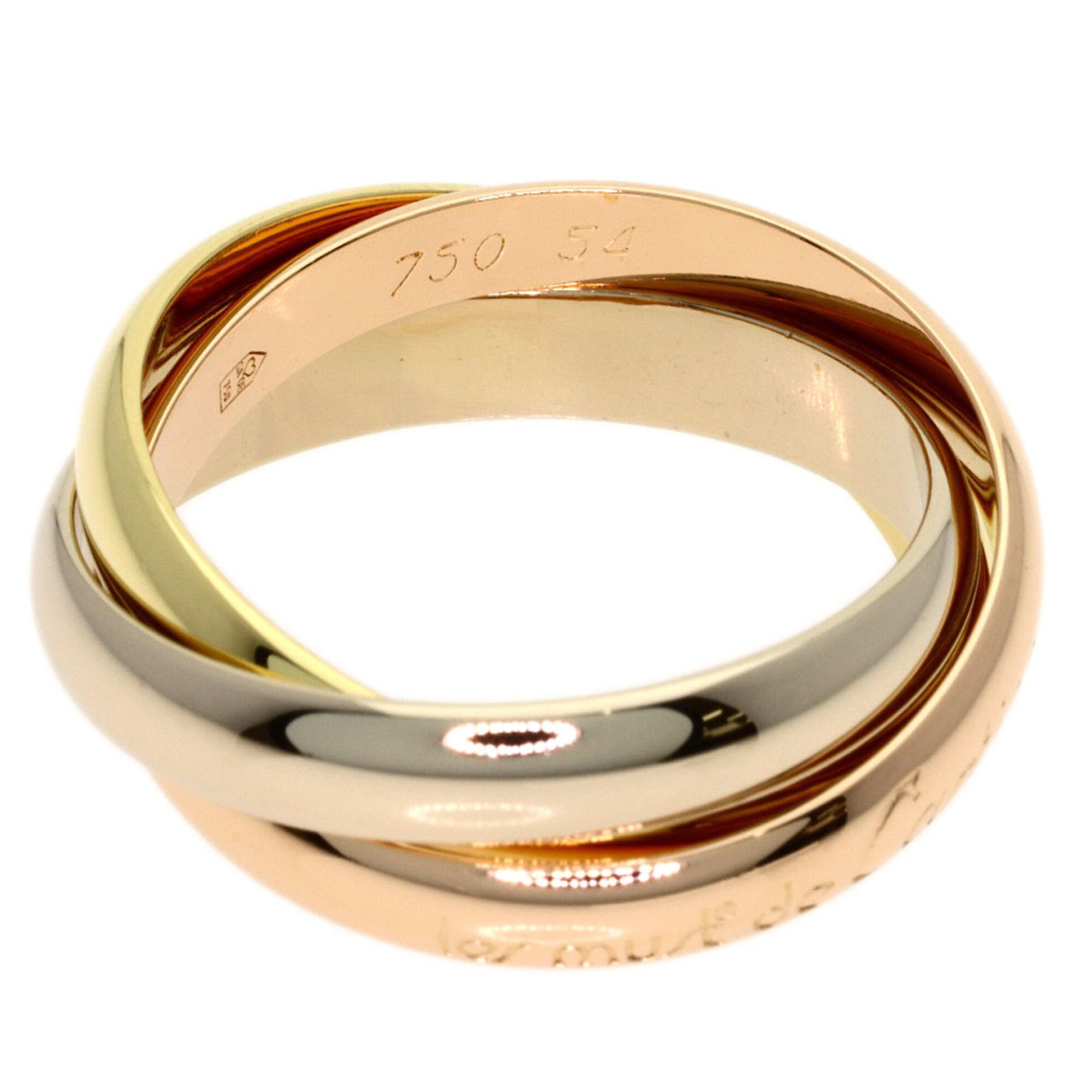 Cartier Yellow Gold (18K) Pink Gold (18K) White Gold (18K) Band Ring (Pre-Owned)