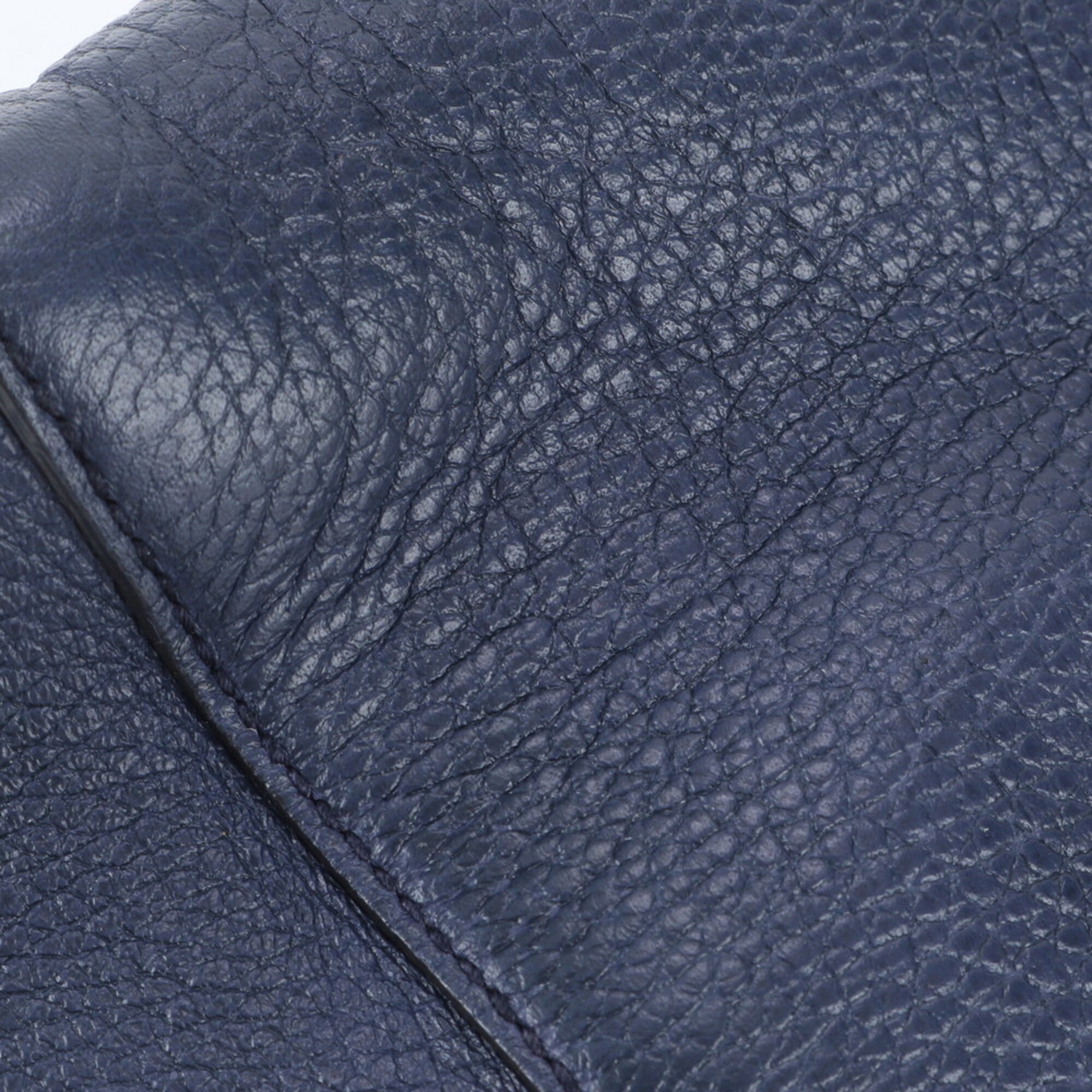 Gucci Gucci Swing Navy Leather Handbag Tote Bag (Pre-Owned)
