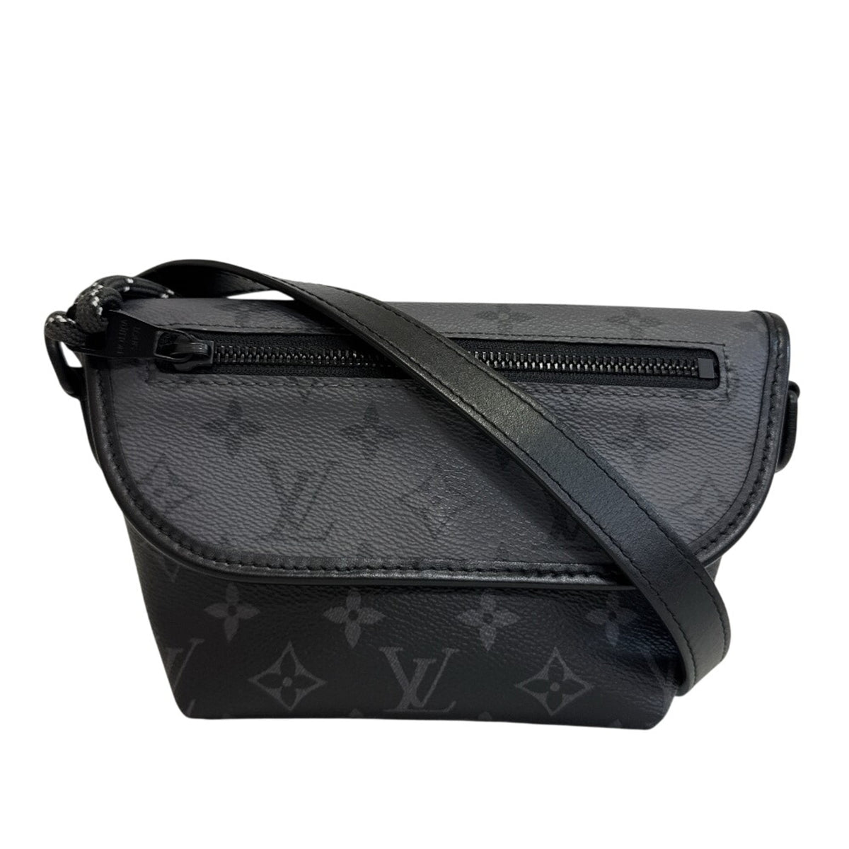 Louis Vuitton Black Monogram Eclipse Monogram Eclipse Pochette Shoulder Bag (Pre-Owned)