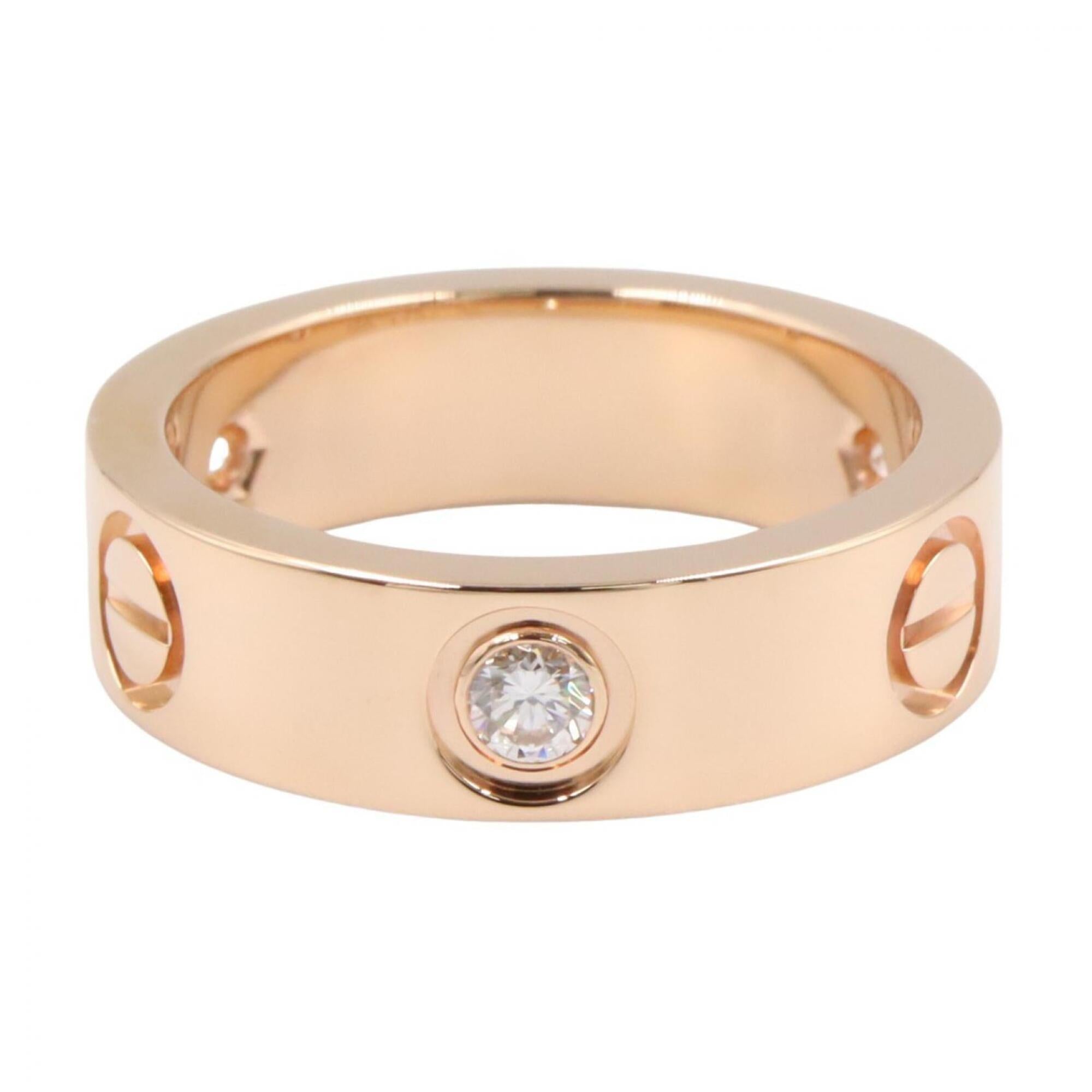 Cartier Gold Clear Pink Gold (18K) Band Ring (Pre-Owned)