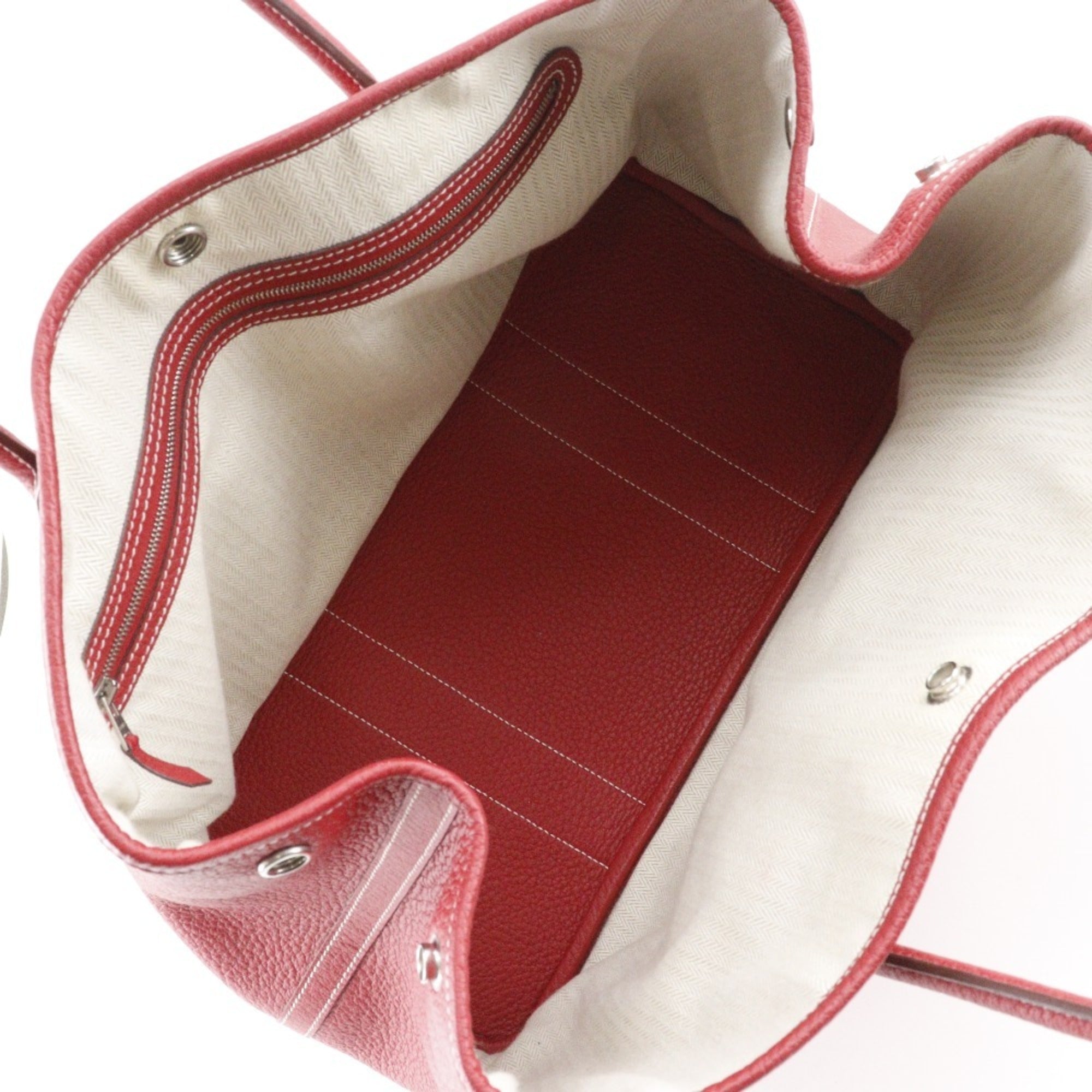 Hermes Red Color Negonda Leather Tote Bag (Pre-Owned)