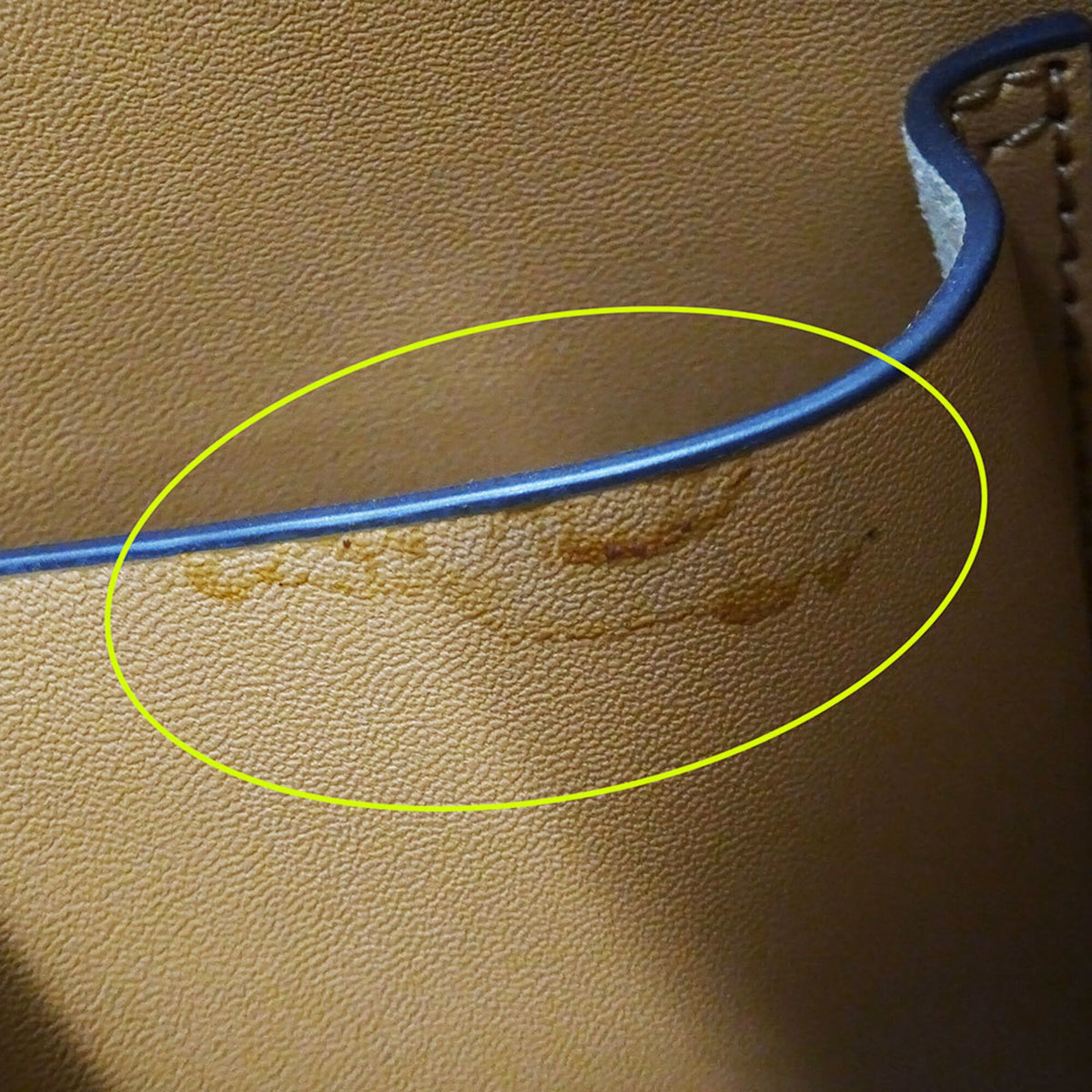 Tory Burch Blue Leather Handbag Shoulder Bag (Pre-Owned)