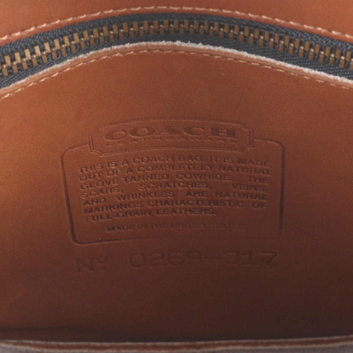 Coach Brown Leather Crossbody Bag Shoulder Bag (Pre-Owned)