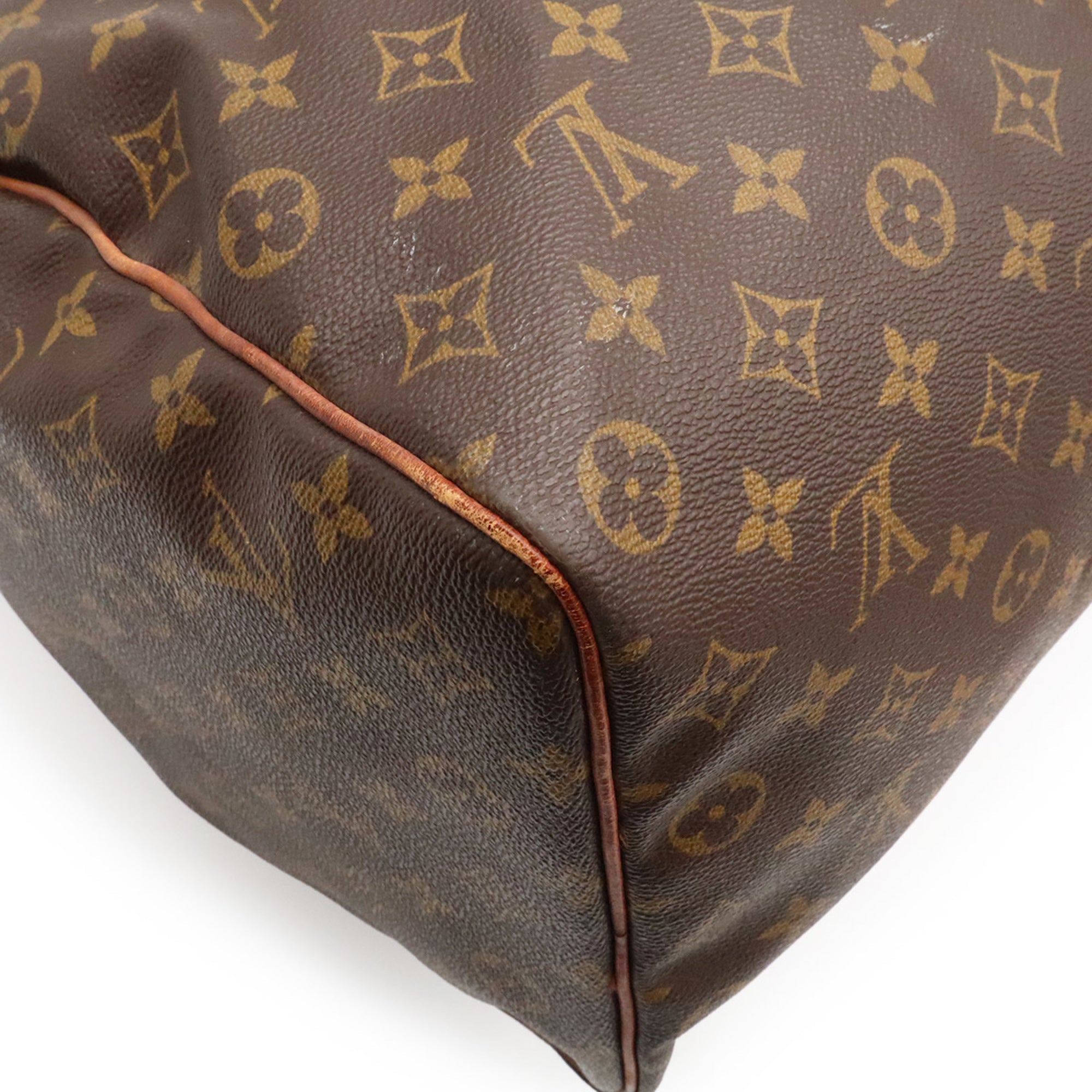Louis Vuitton Brown Monogram Boston Bag Handbag (Pre-Owned)