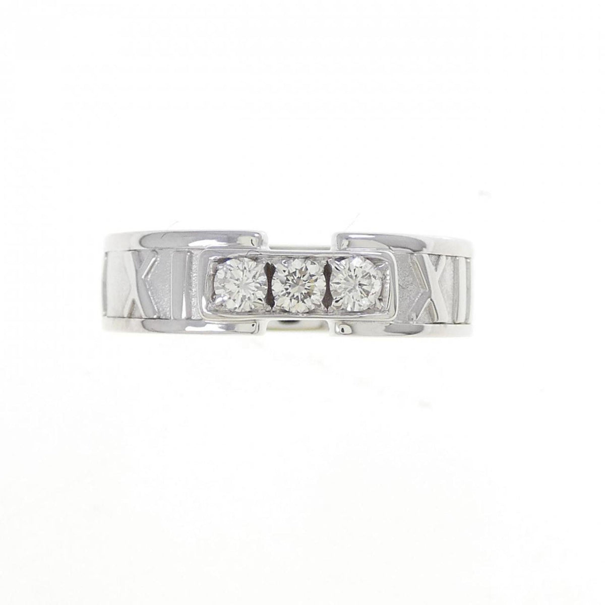 Tiffany White Gold Band Ring (Pre-Owned)