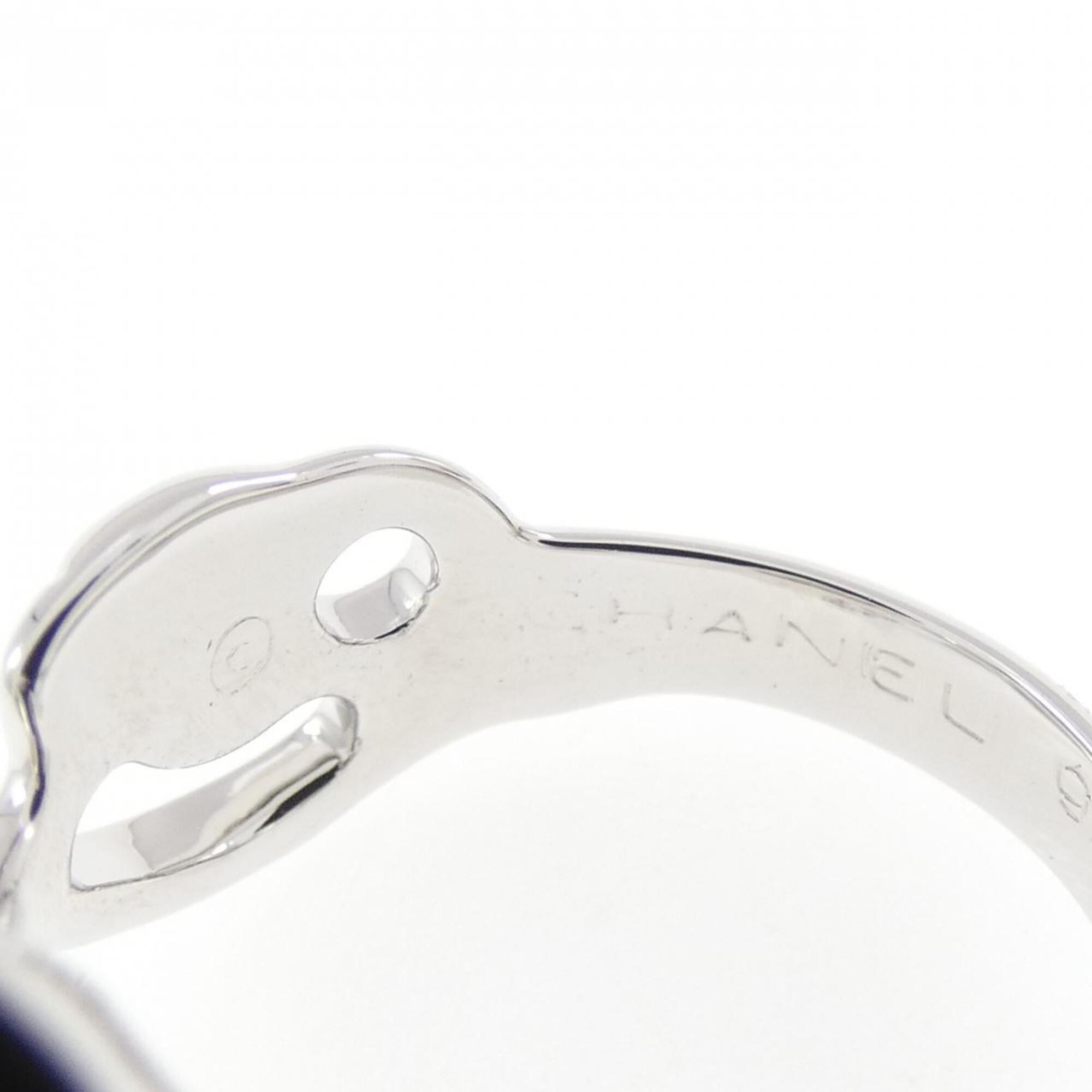 Chanel White Gold White Gold (18K) Band Ring (Pre-Owned)