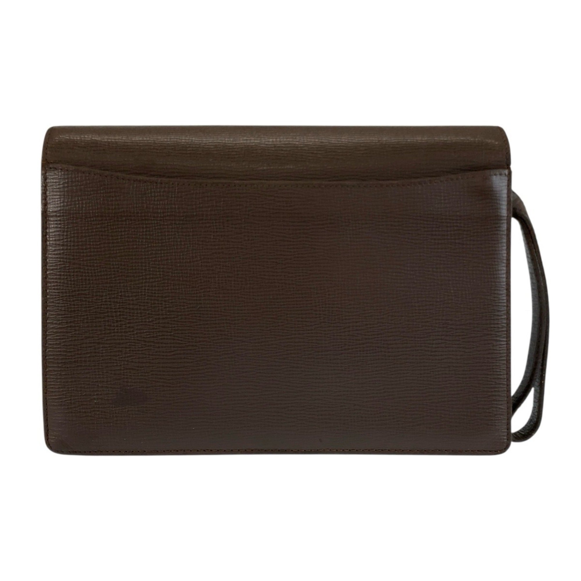 Loewe Brown Leather Clutch Bag (Pre-Owned)