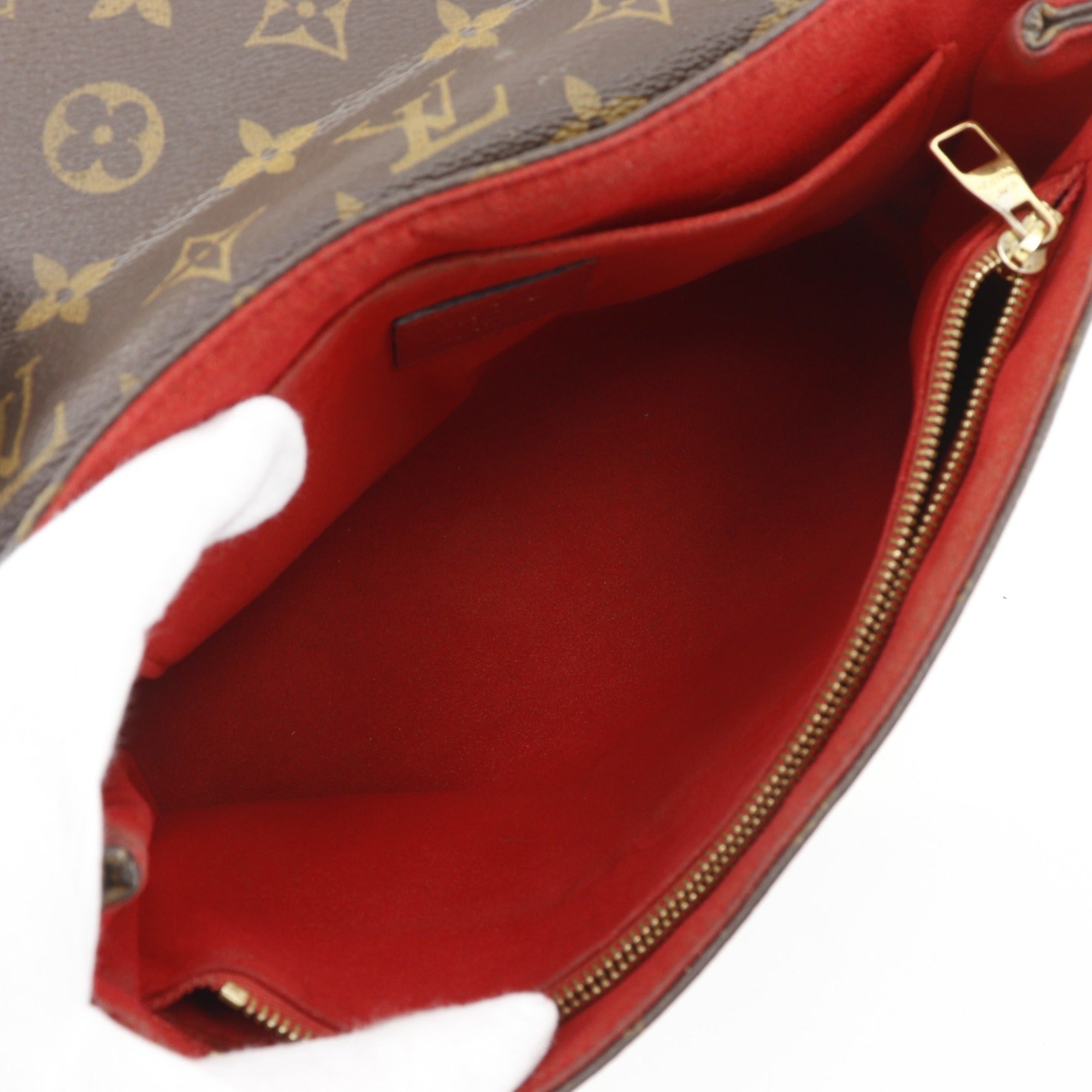 Louis Vuitton Brown Cerise Monogram Canvas Shoulder Bag (Pre-Owned)