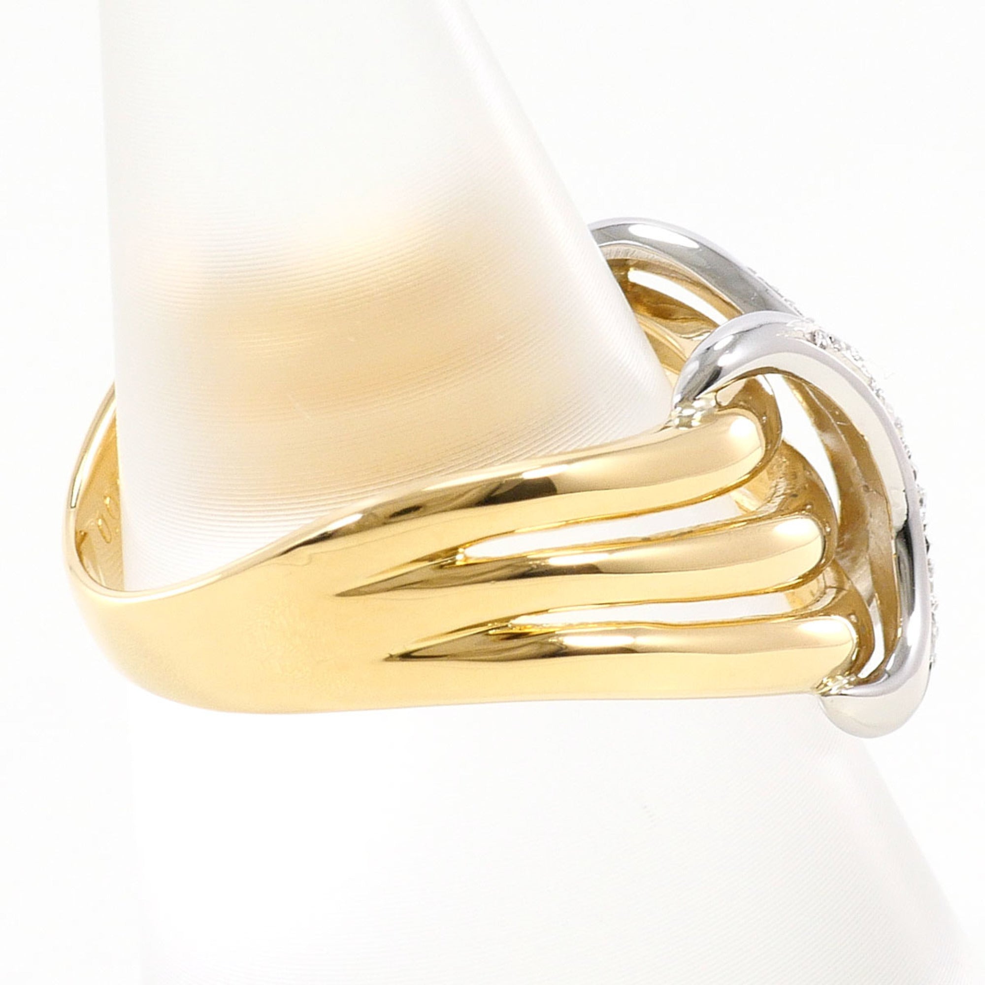 Unbranded Platinum Yellow Gold Yellow Gold (18K) Platinum 900 Band Ring (Pre-Owned)