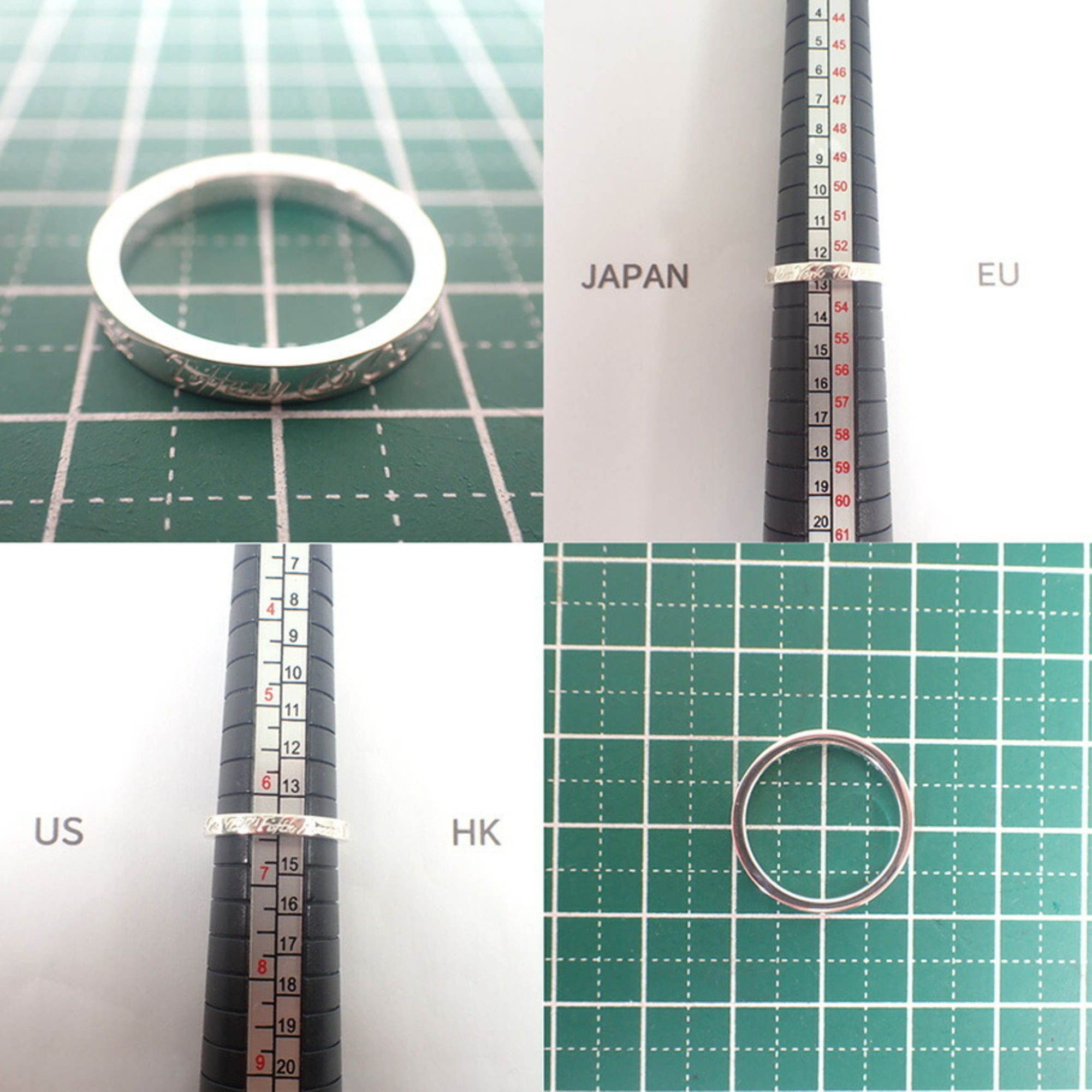 Tiffany Sterling Silver 925 Band Ring (Pre-Owned)