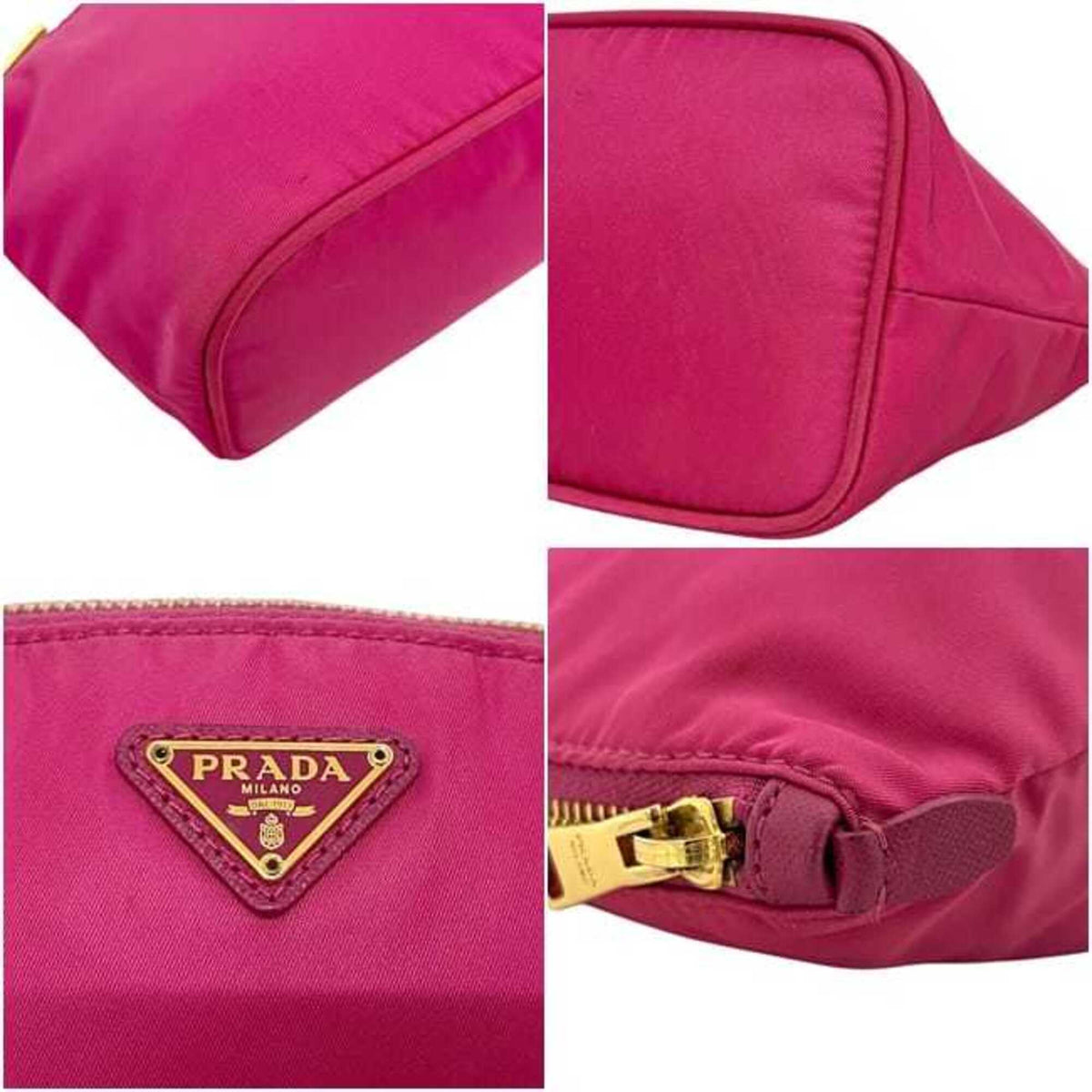 Prada Pink Nylon Pouch (Pre-Owned)