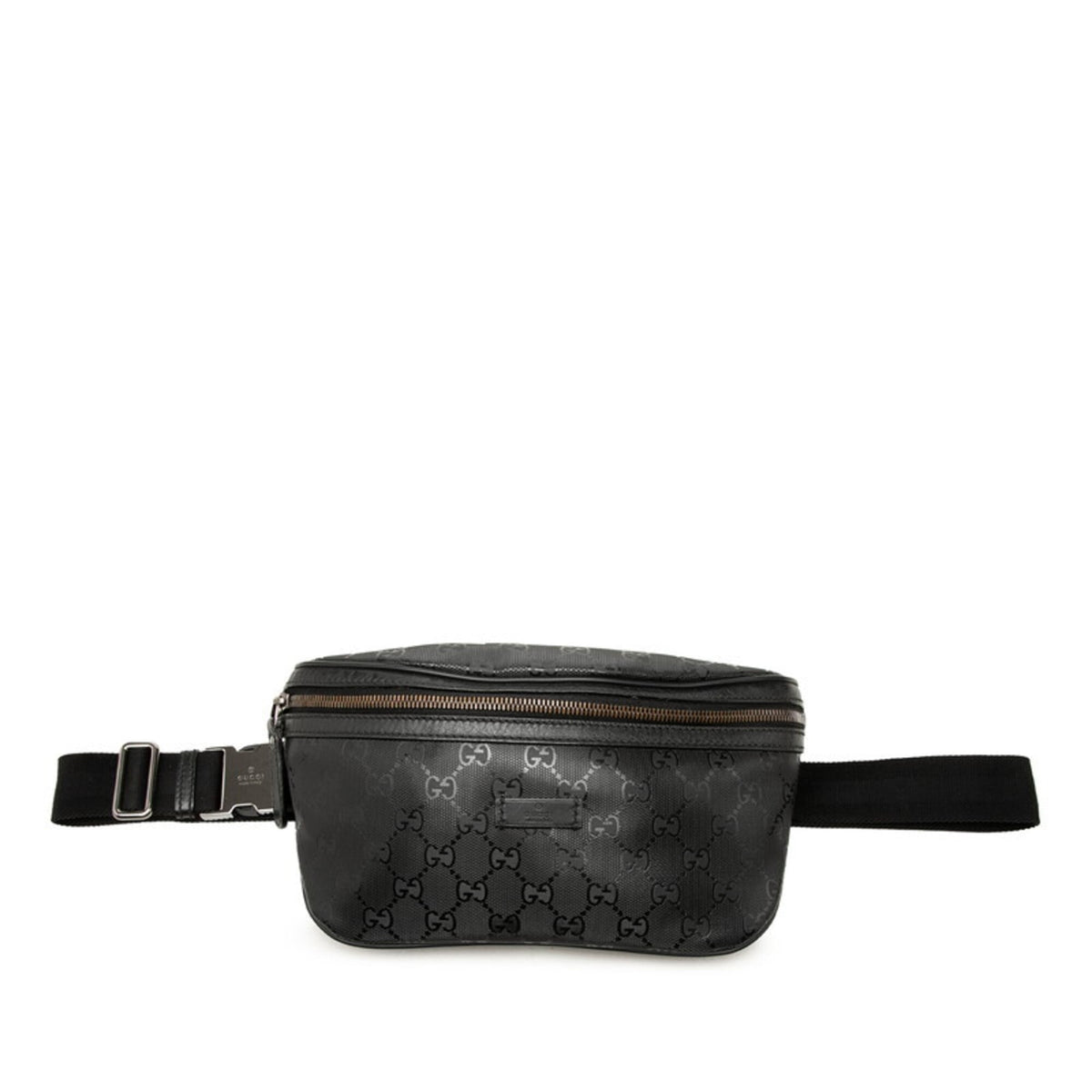 Gucci Black Pvc Fanny Pack (Pre-Owned)