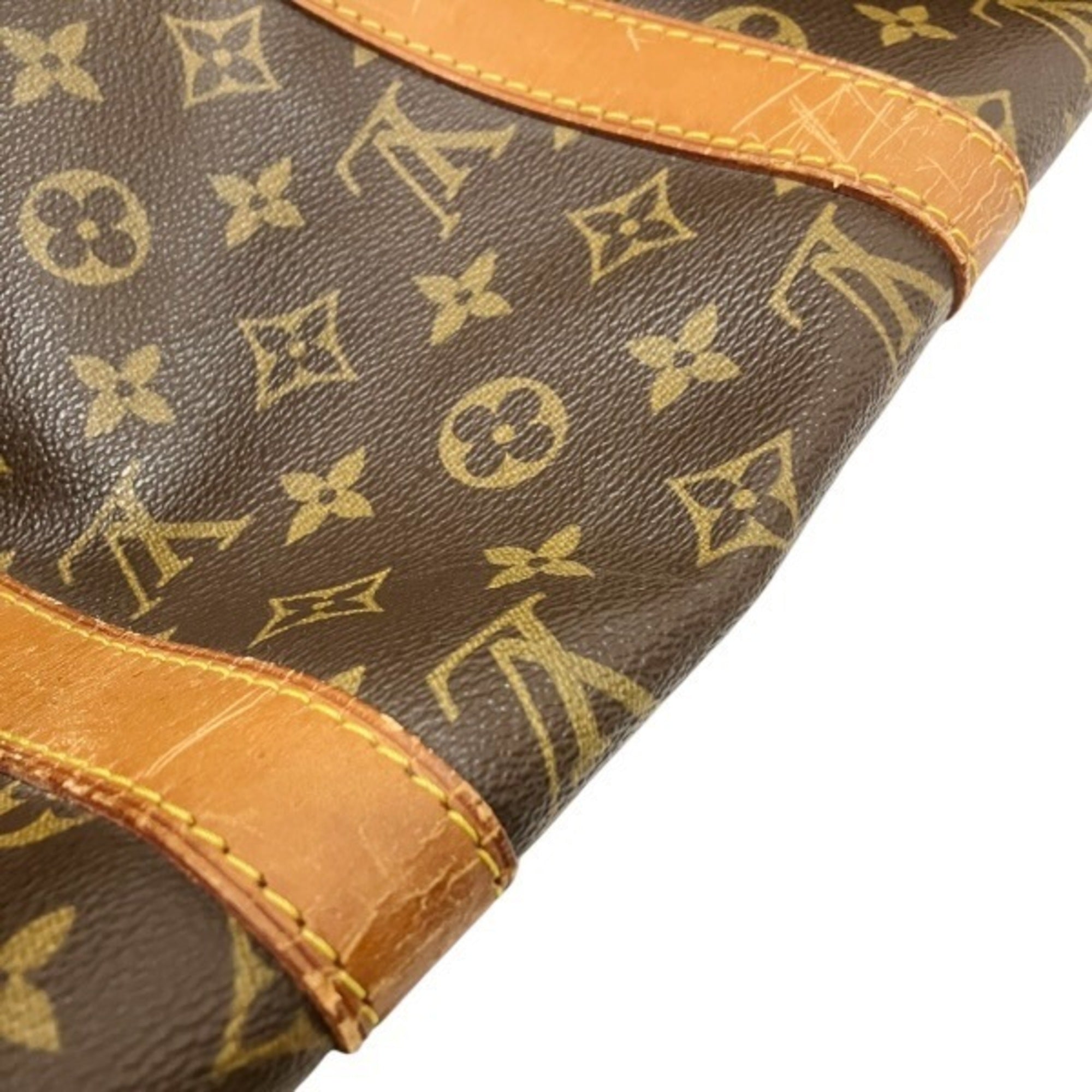 Louis Vuitton Brown Monogram Boston Bag Handbag (Pre-Owned)