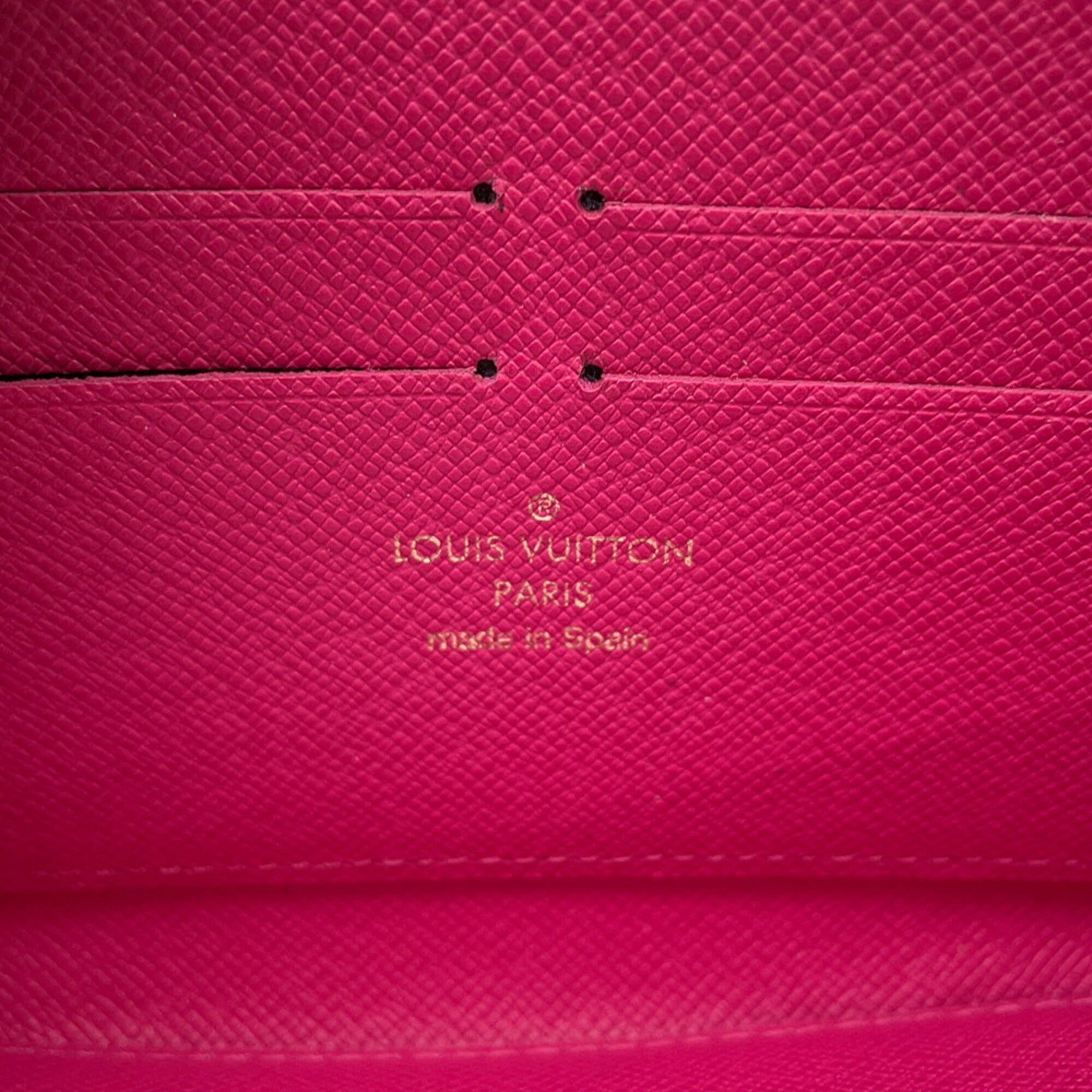 Louis Vuitton Monogram Pink Long Wallet (Bi-Fold) (Pre-Owned)