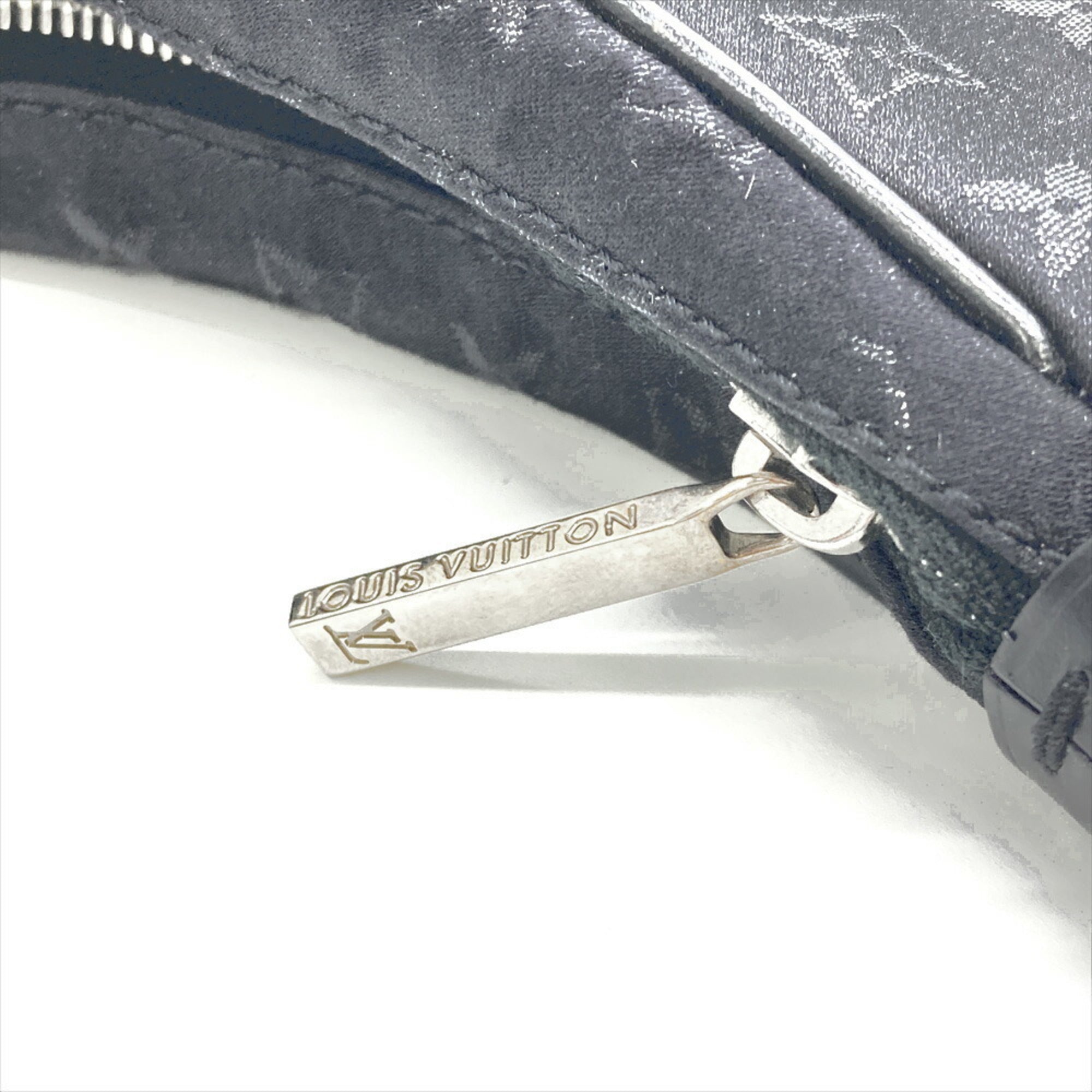Louis Vuitton Monogram Satin Black Monogram Noir Monogram Satin Shoulder Bag (Pre-Owned)
