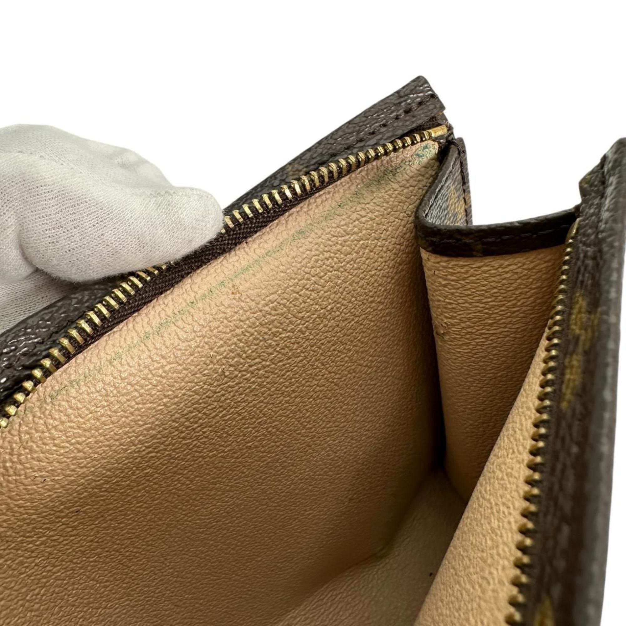 Louis Vuitton Brown Monogram Canvas Pochette Pouch Wash Bag (Pre-Owned)
