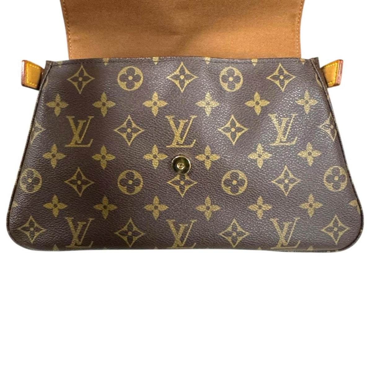 Louis Vuitton Brown Monogram Canvas Handbag (Pre-Owned)