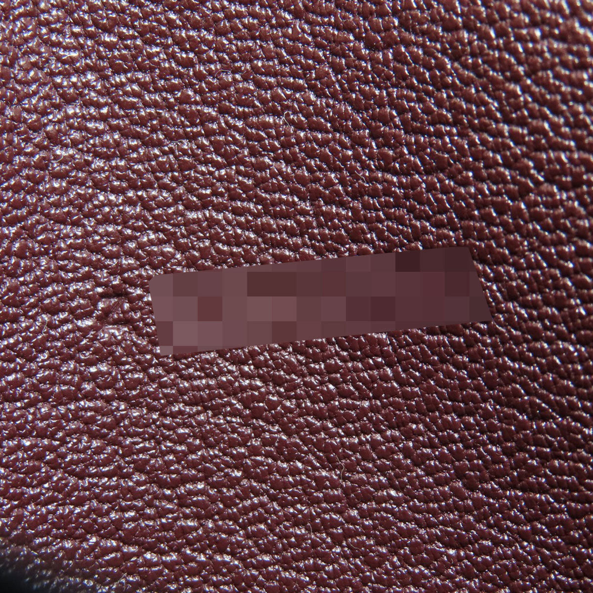 Hermes Bordeaux Chevre Leather Wallet (Bi-Fold) (Pre-Owned)