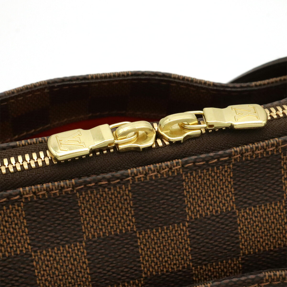 Louis Vuitton Brown Damier Canvas Pvc Shoulder Bag Tote Bag (Pre-Owned)