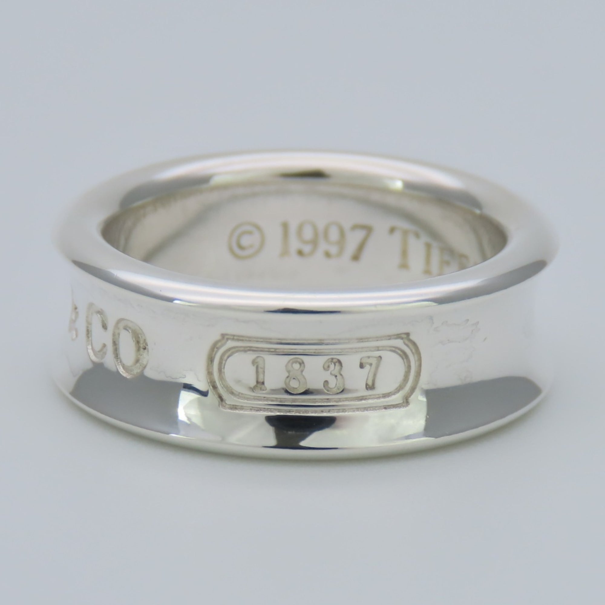 Tiffany Silver Silver 925 Band Ring (Pre-Owned)