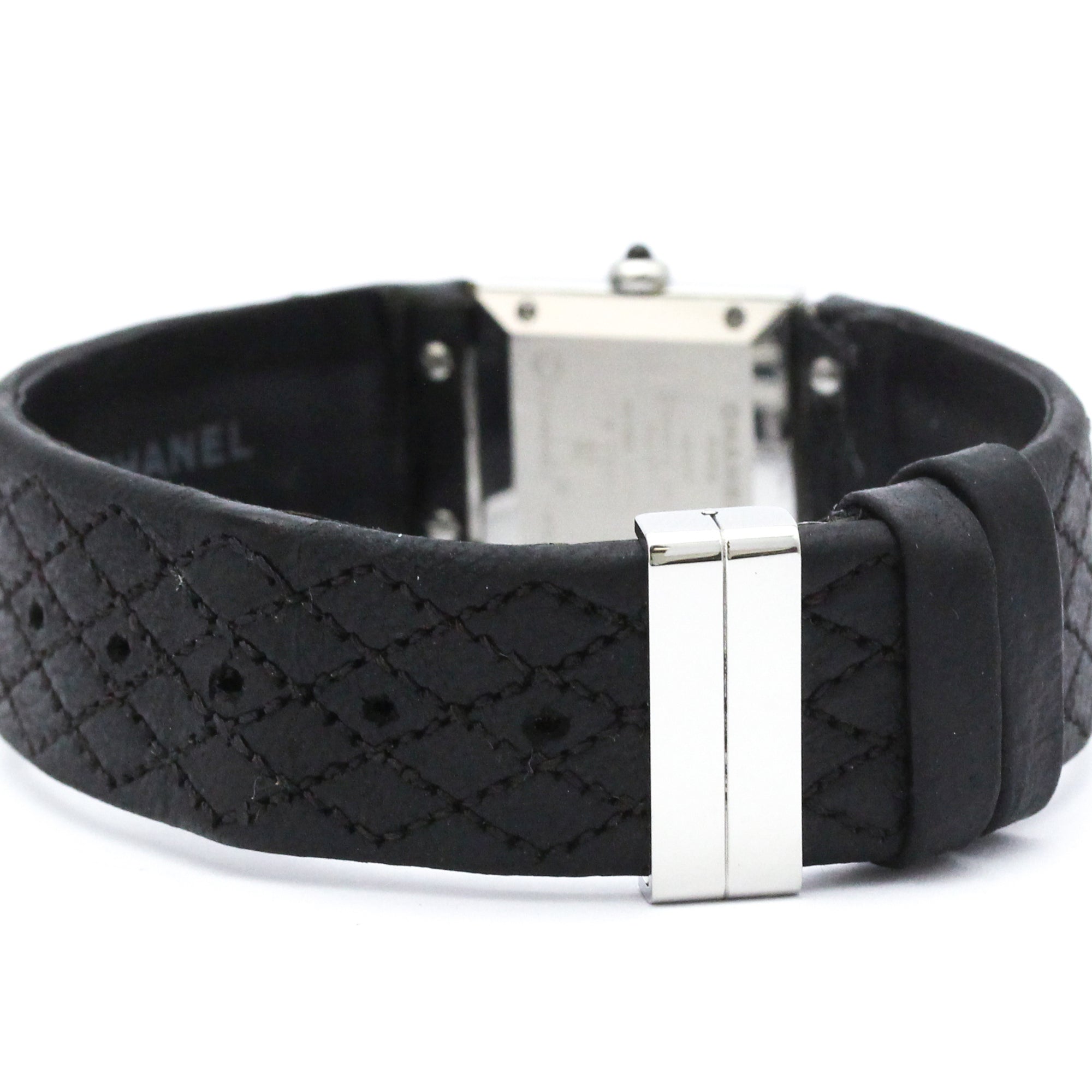 Chanel Matelasse Quartz Watch Stainless Steel And Quilted Leather Watch (Pre-Owned)