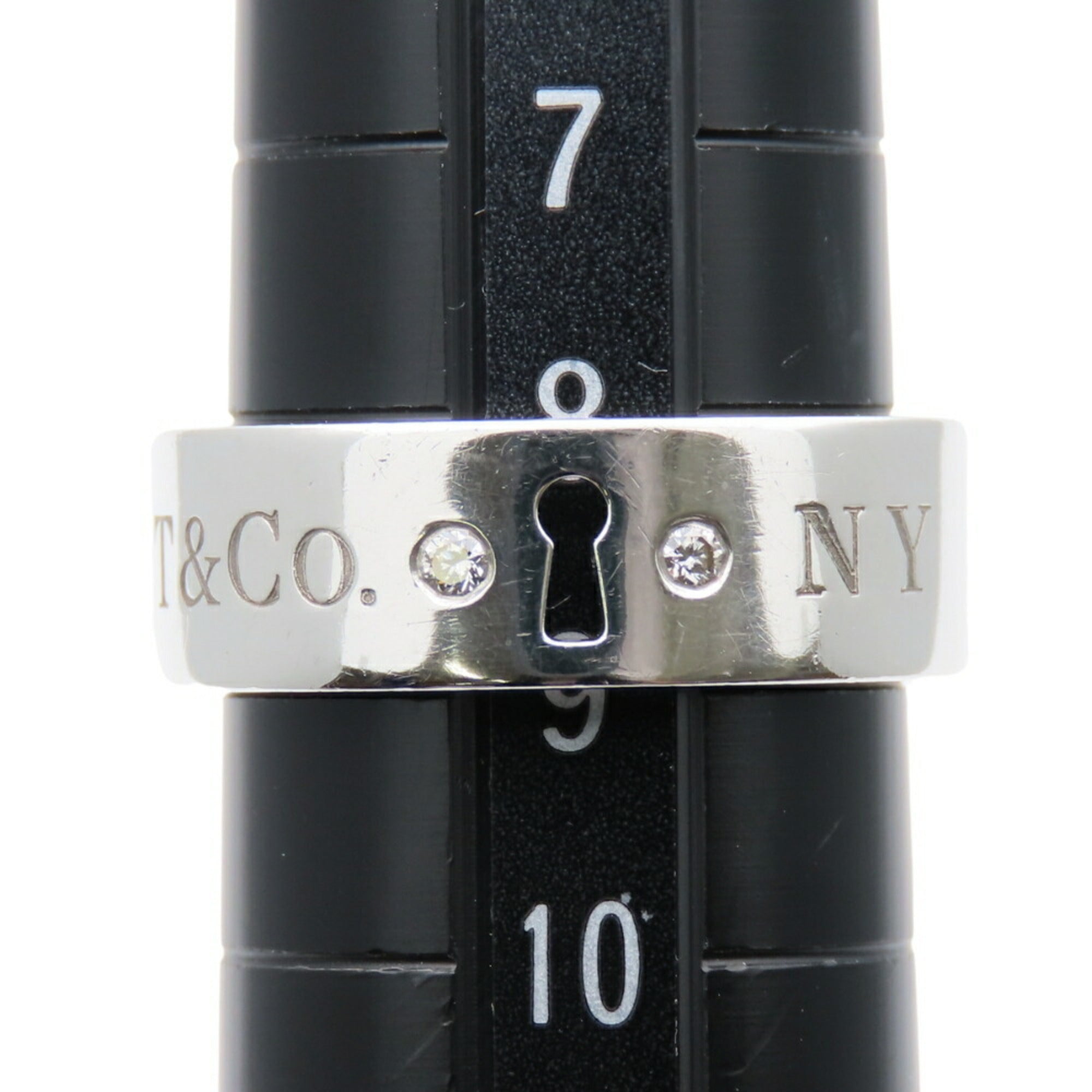 Tiffany Silver Silver 925 Band Ring (Pre-Owned)