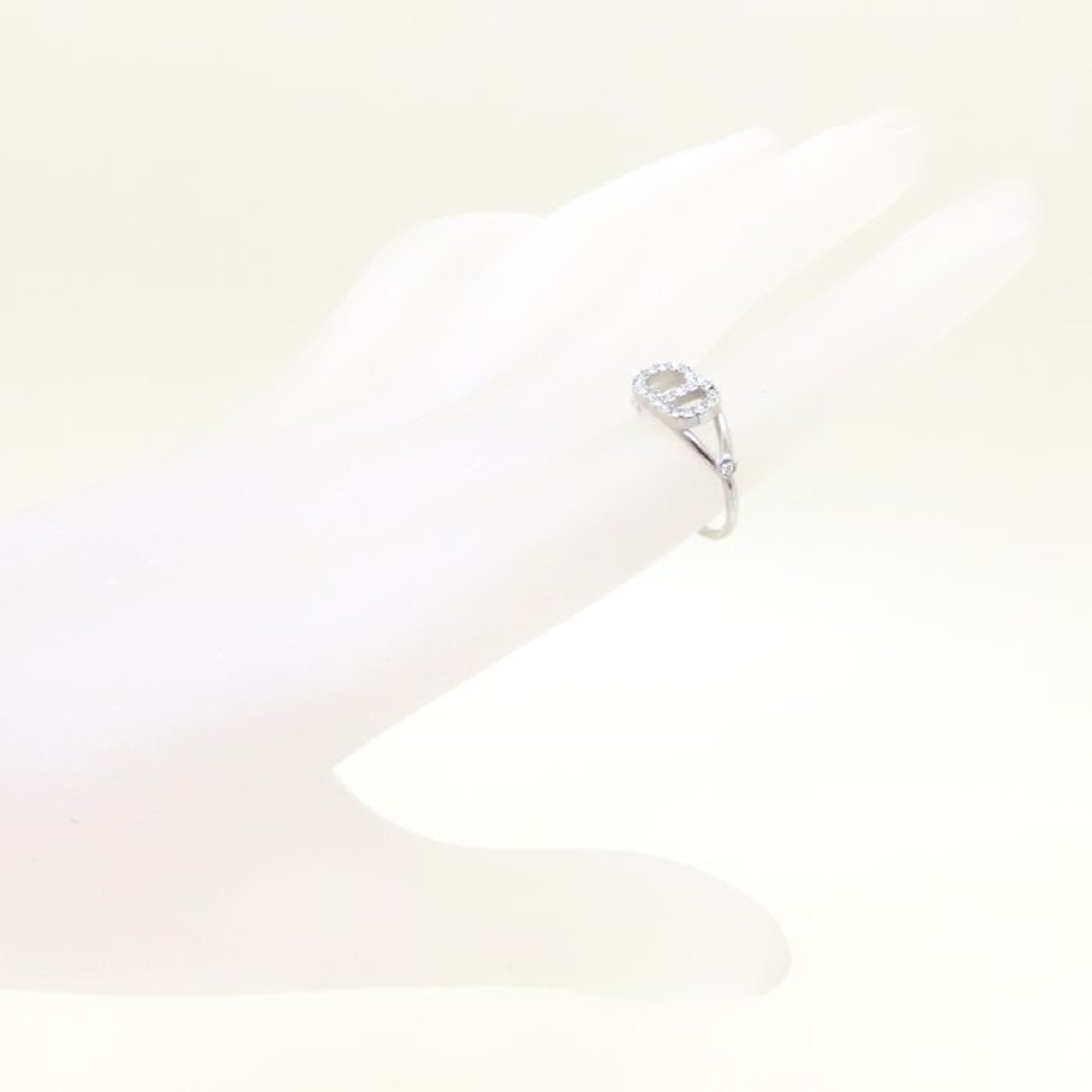 Christian Dior Silver Metal Band Ring (Pre-Owned)