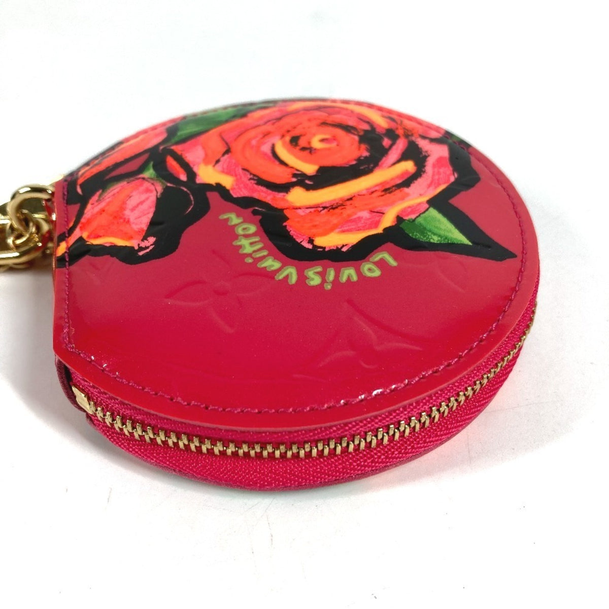 Louis Vuitton Monogram Vernis Pink Monogram Vernis Coin Purse/Coin Case (Pre-Owned)