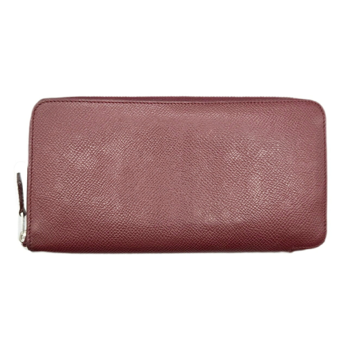 Hermes Azap Rouge H Epsom Leather Long Wallet (Bi-Fold) (Pre-Owned)