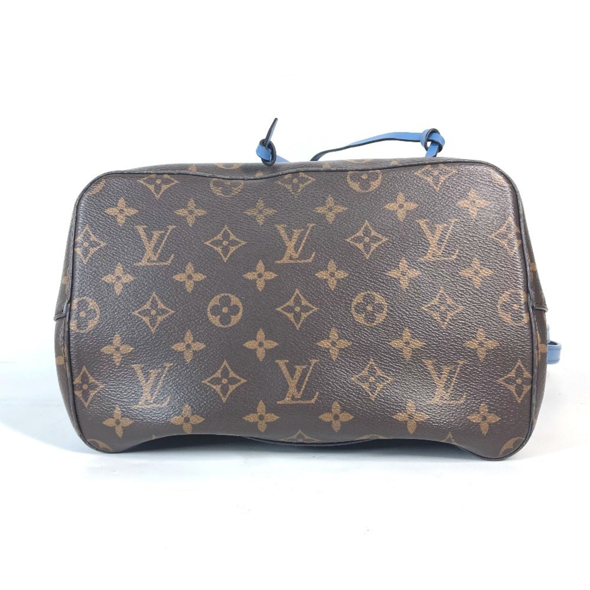 Louis Vuitton Blue Blue Jean Brown Monogram Shoulder Bag (Pre-Owned)