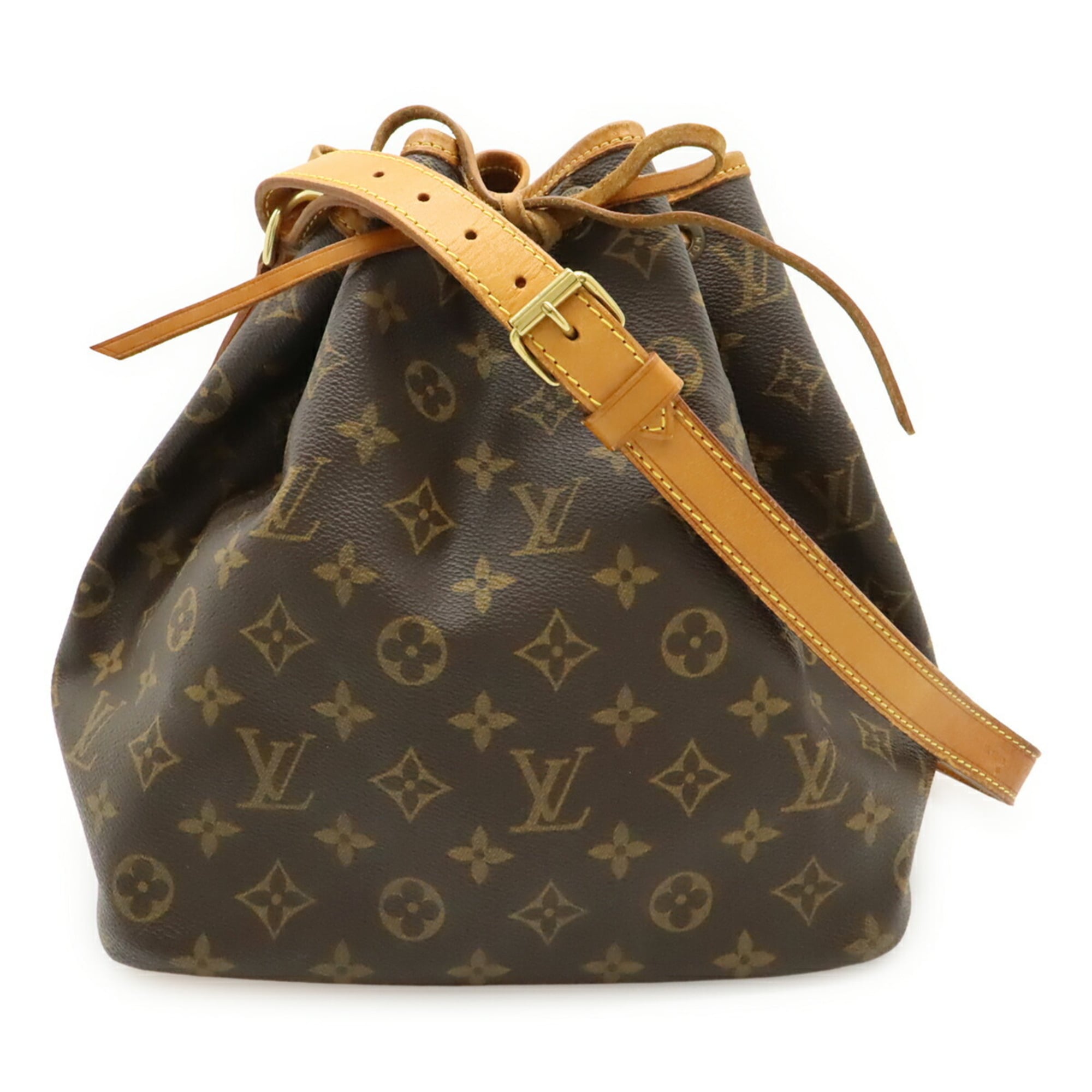 Louis Vuitton Brown Monogram Canvas Shoulder Bag (Pre-Owned)