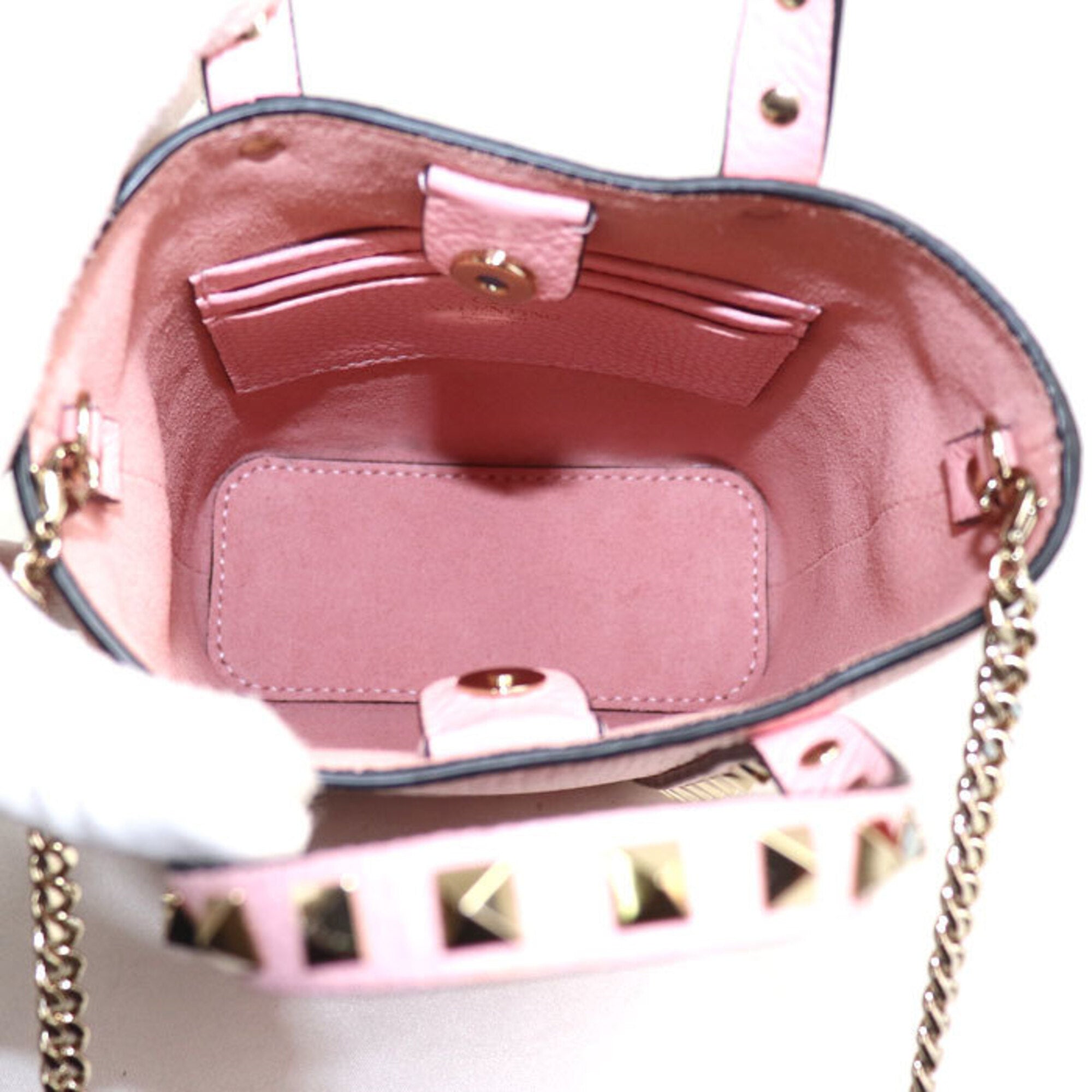 Valentino Pink Leather Handbag (Pre-Owned)