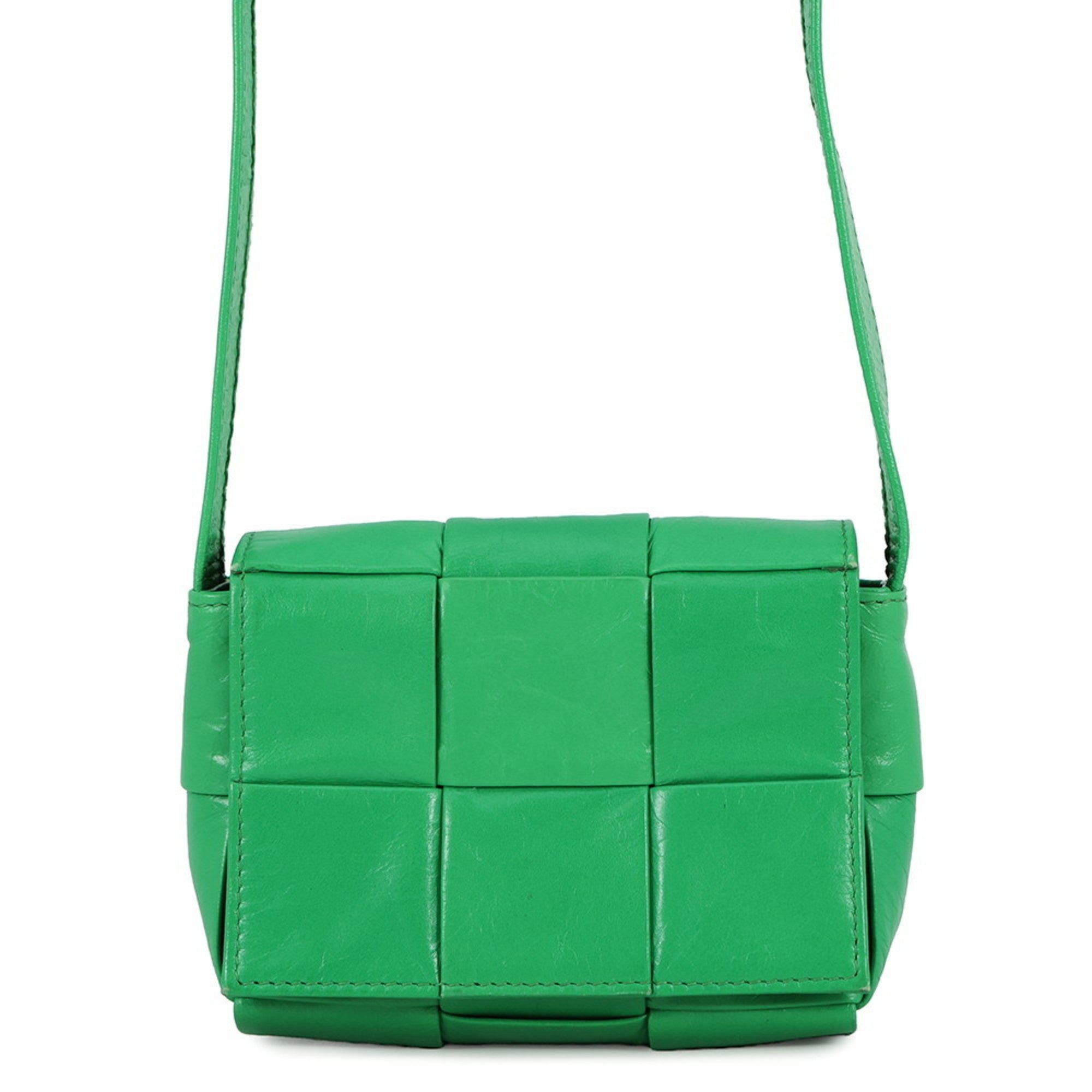 Bottega Veneta Green Handbag Shoulder Bag (Pre-Owned)