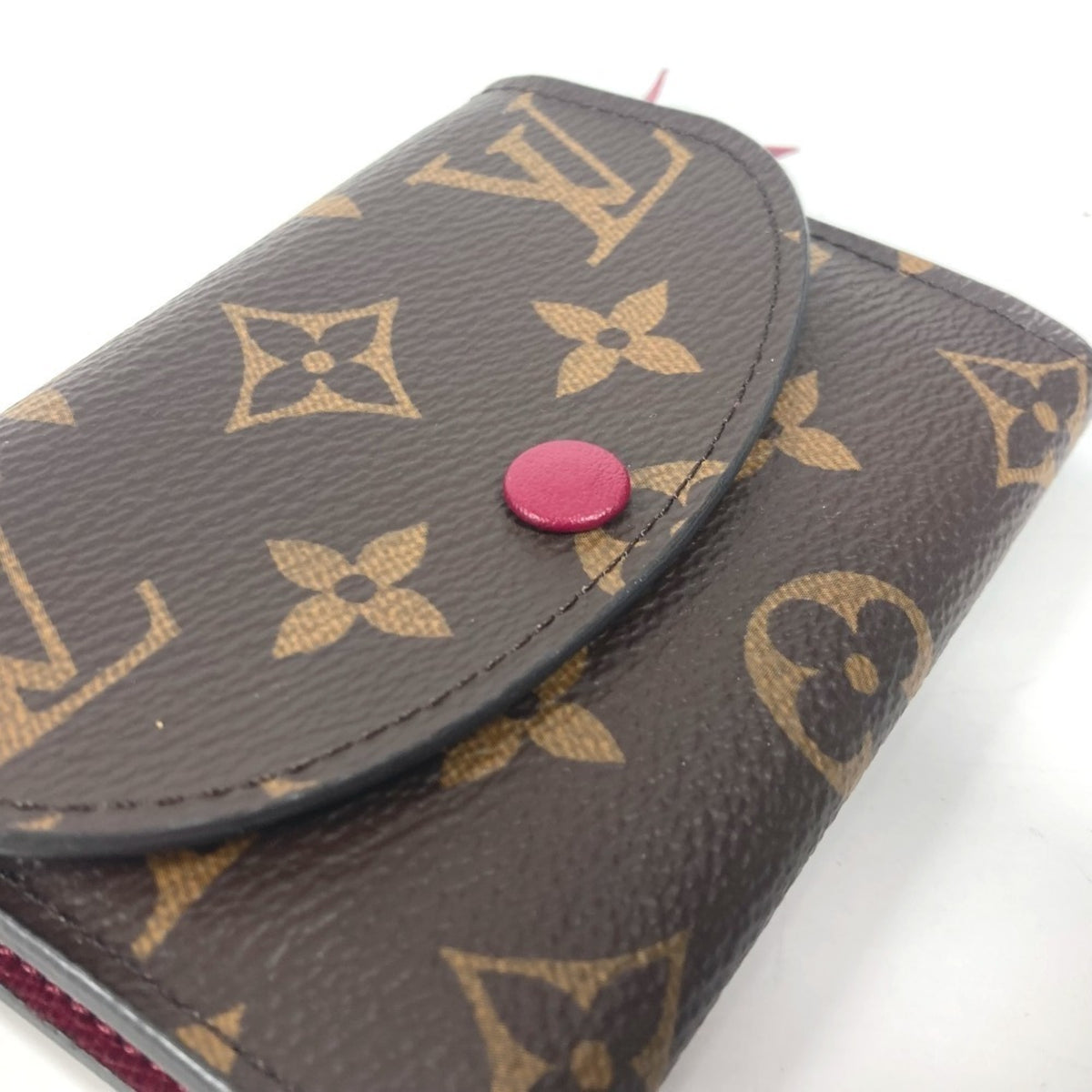 Louis Vuitton Brown Pink Metal Wallet (Bi-Fold) (Pre-Owned)