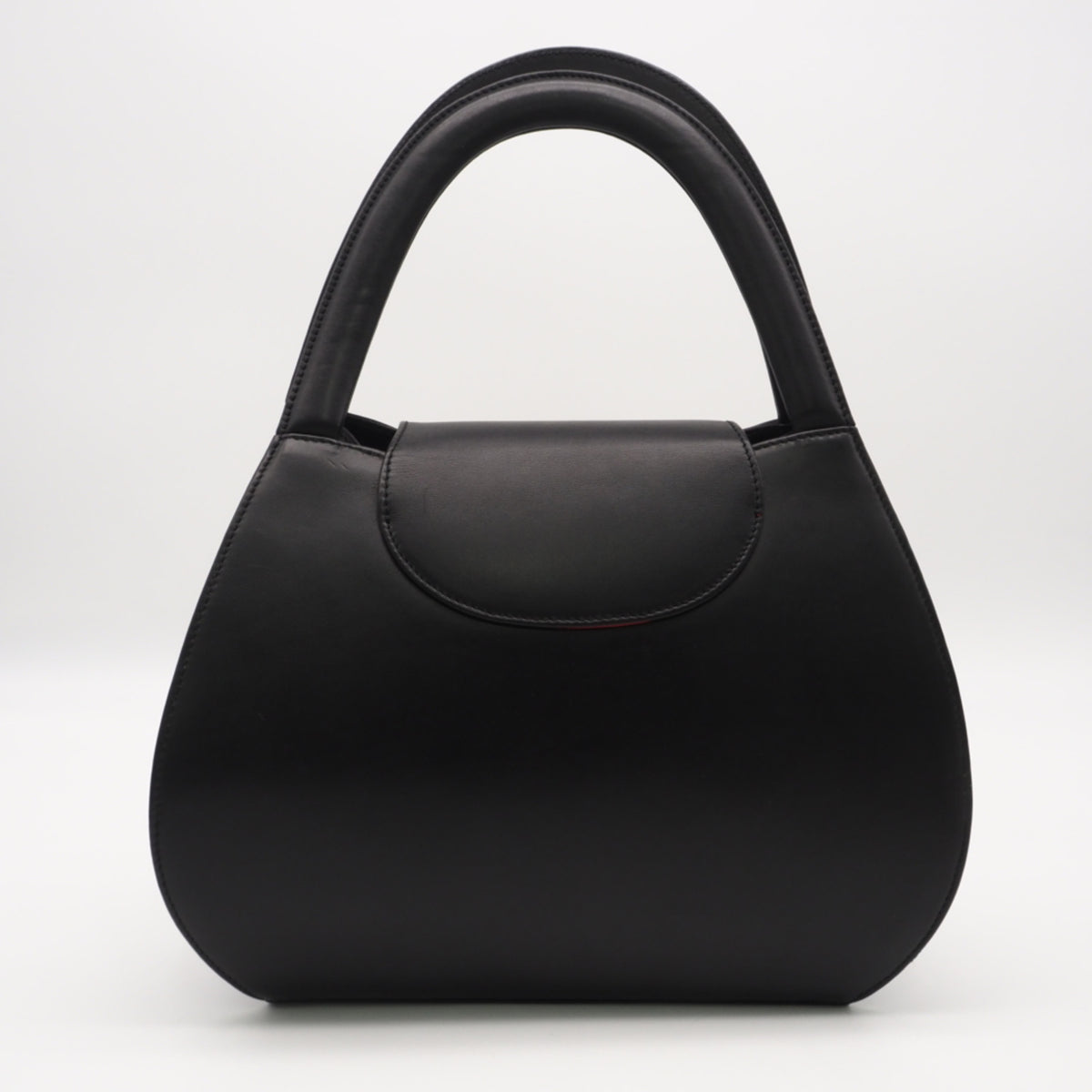 Cartier Panthère Black Leather Handbag (Pre-Owned)