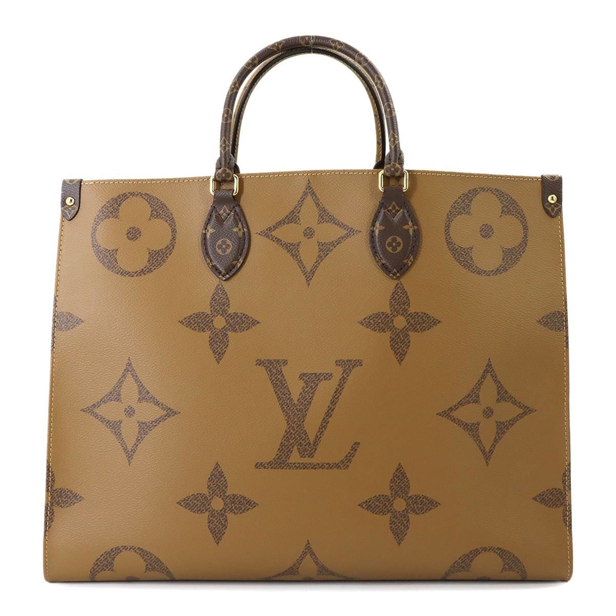 Louis Vuitton Monogram Monogram Reverse Monogram Reverse Handbag Tote Bag (Pre-Owned)