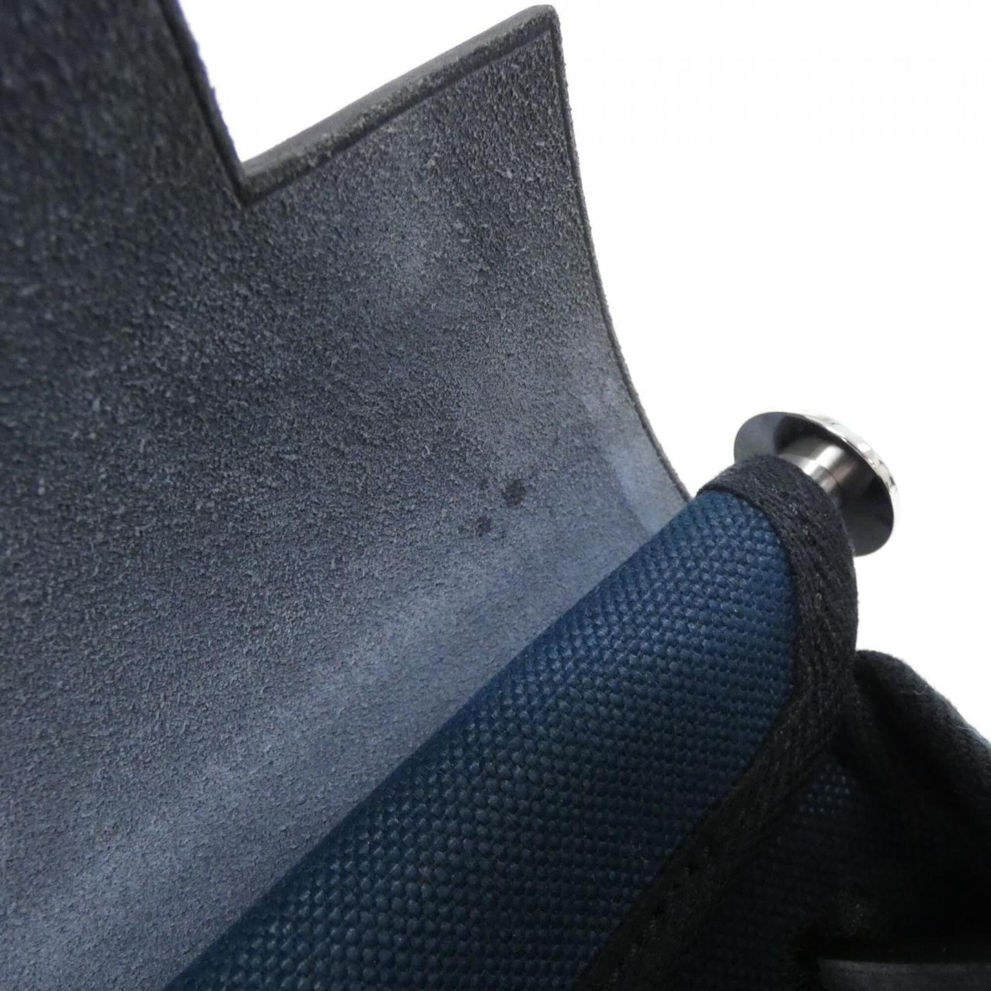 Hermes Black Blue Handbag Pouch (Pre-Owned)