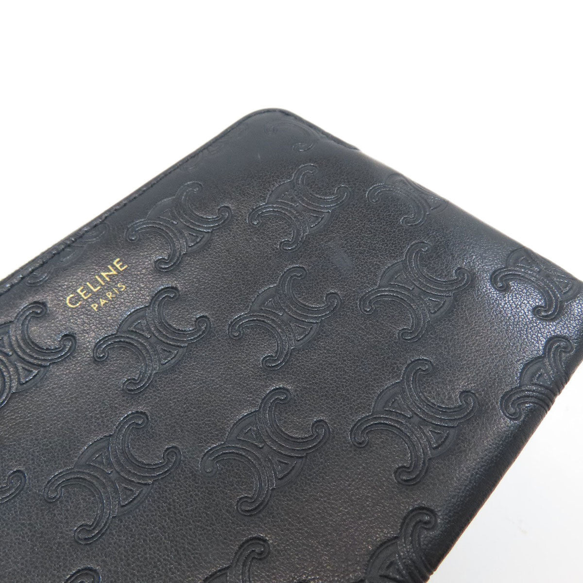 Celine Black Leather Coin Purse/Coin Case (Pre-Owned)