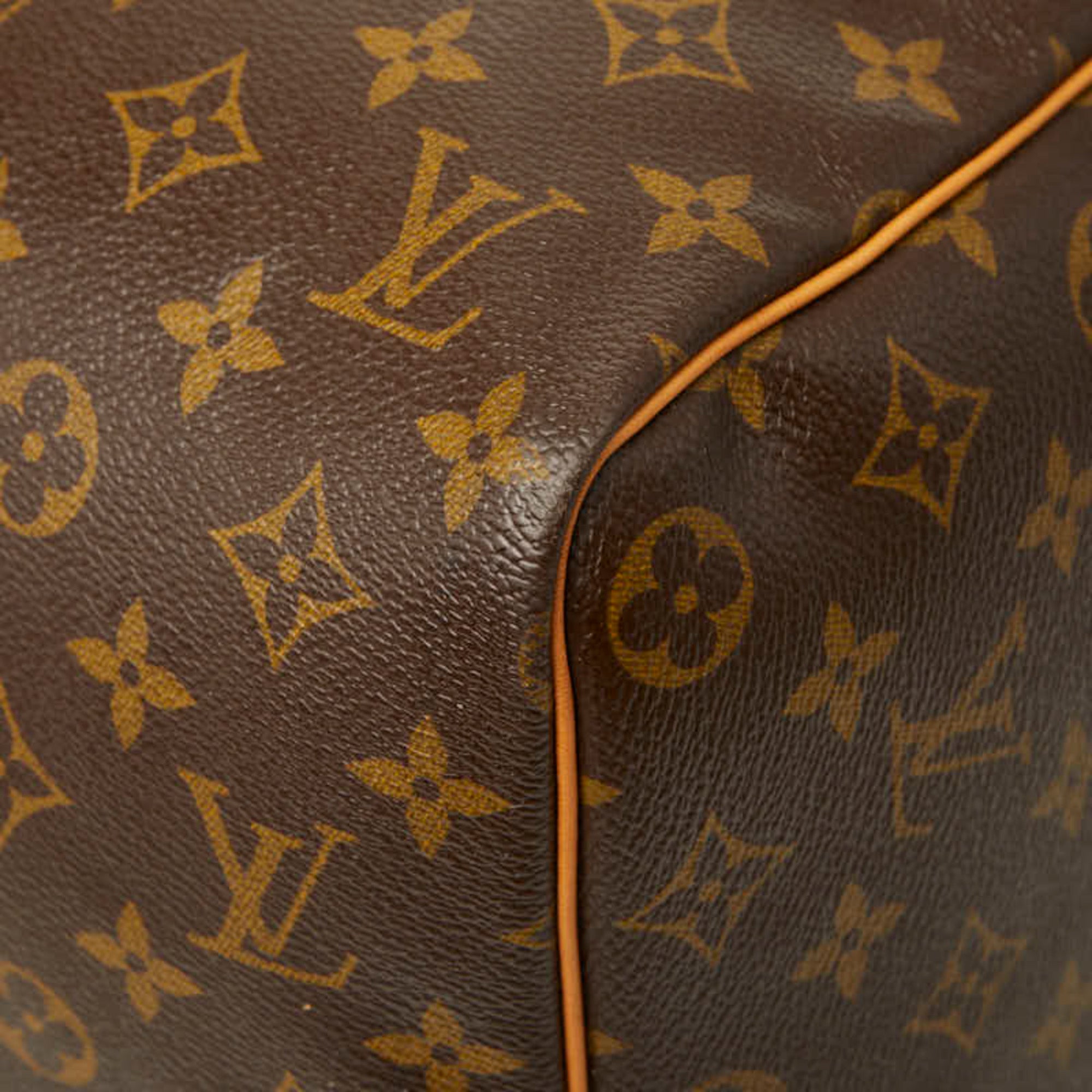 Louis Vuitton Brown Monogram Pvc Leather Boston Bag Handbag (Pre-Owned)