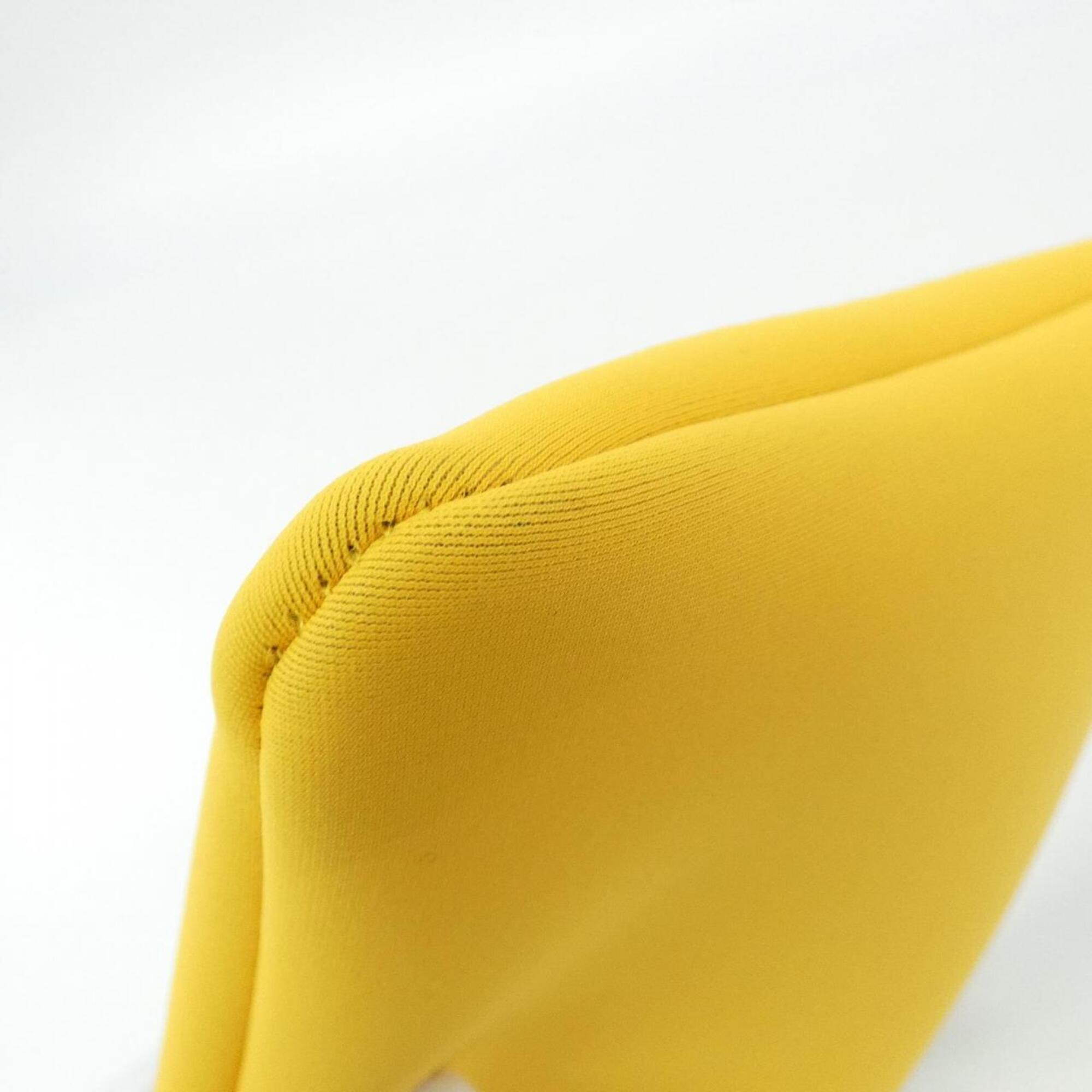 Hermes Yellow Polyamide Handbag Pouch (Pre-Owned)